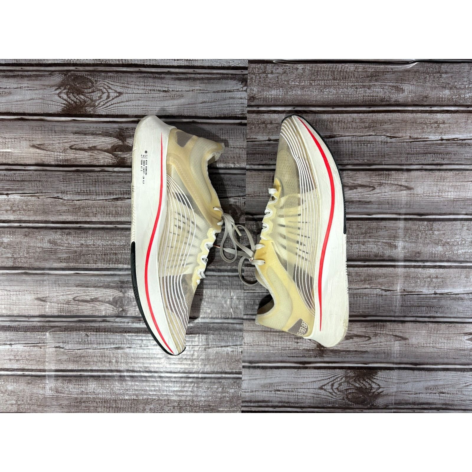 Nike Nike "NikeLab" Zoom Fly SP Breaking 2 size 10 AJ9282-106 Size US 10 / EU 43 - 5 Thumbnail
