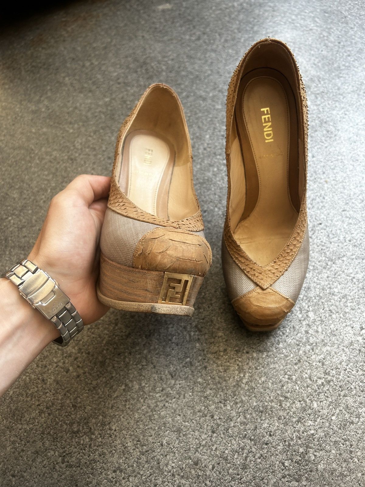 Fendi FENDI High Heels Sandals Size US 5.5 / IT 35.5 - 4 Thumbnail
