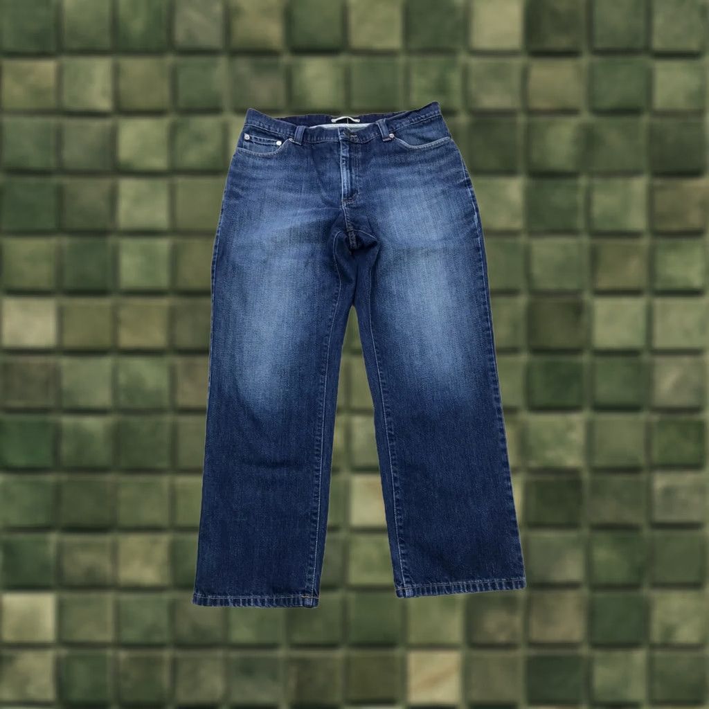 Vintage VINTAGE LL Bean Classic Fit Straight Leg Denim Jeans 34x29 Jeans Men Blue Cotton Denim 90s USA Mens Size US 34 / EU 50 - 1 Thumbnail