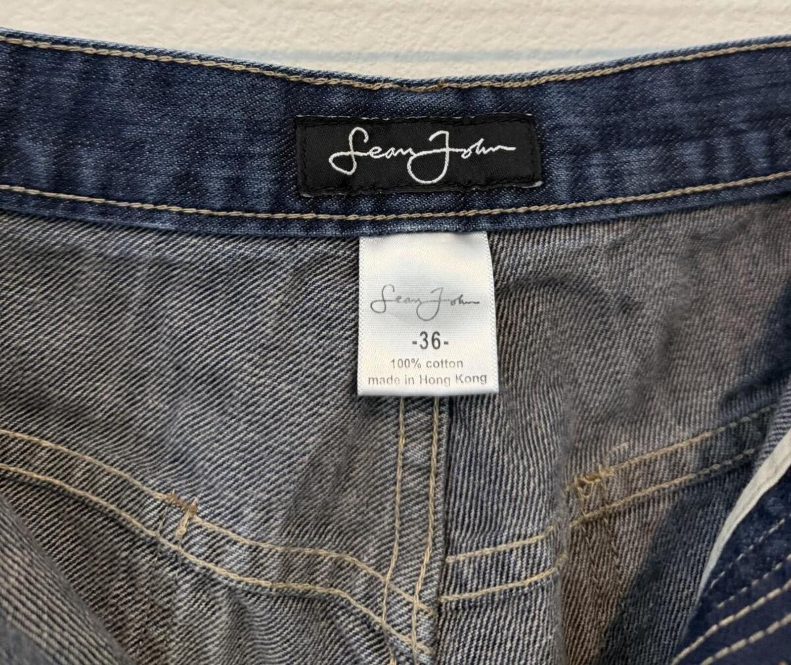 Sean John Sean John Denim Shorts with Frayed Hem Size US 32 / EU 48 - 5 Thumbnail