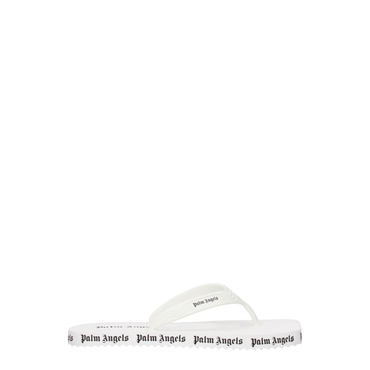 Palm Angels ob1o1e1124 Rubber Flip Flops in White Black Size US 9 / IT 39 - 1 Thumbnail