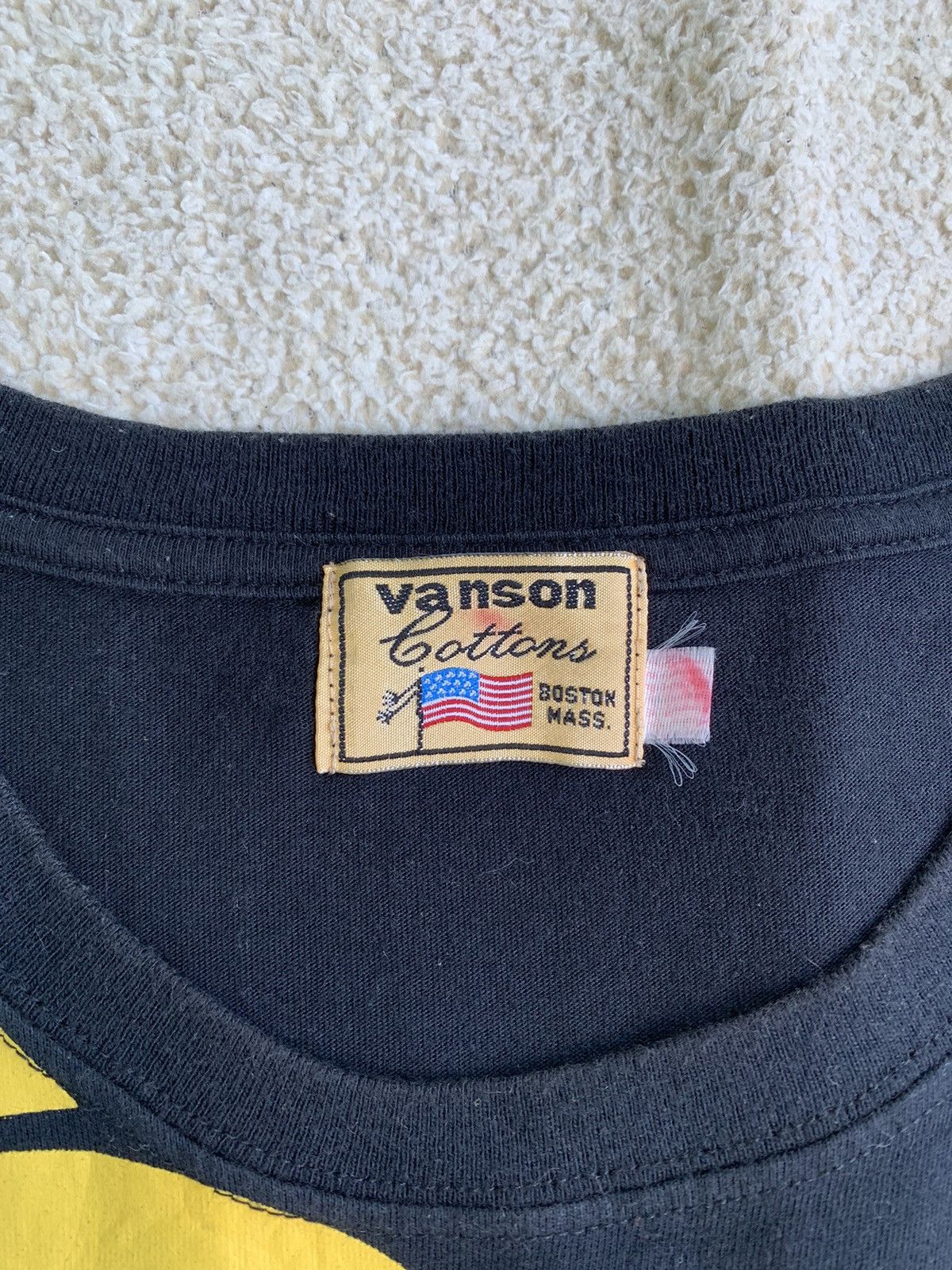 If Six Was Nine × Japanese Brand × Vanson Leathers Vanson Big Logo Tshirt Size US M / EU 48-50 / 2 - 11 Thumbnail