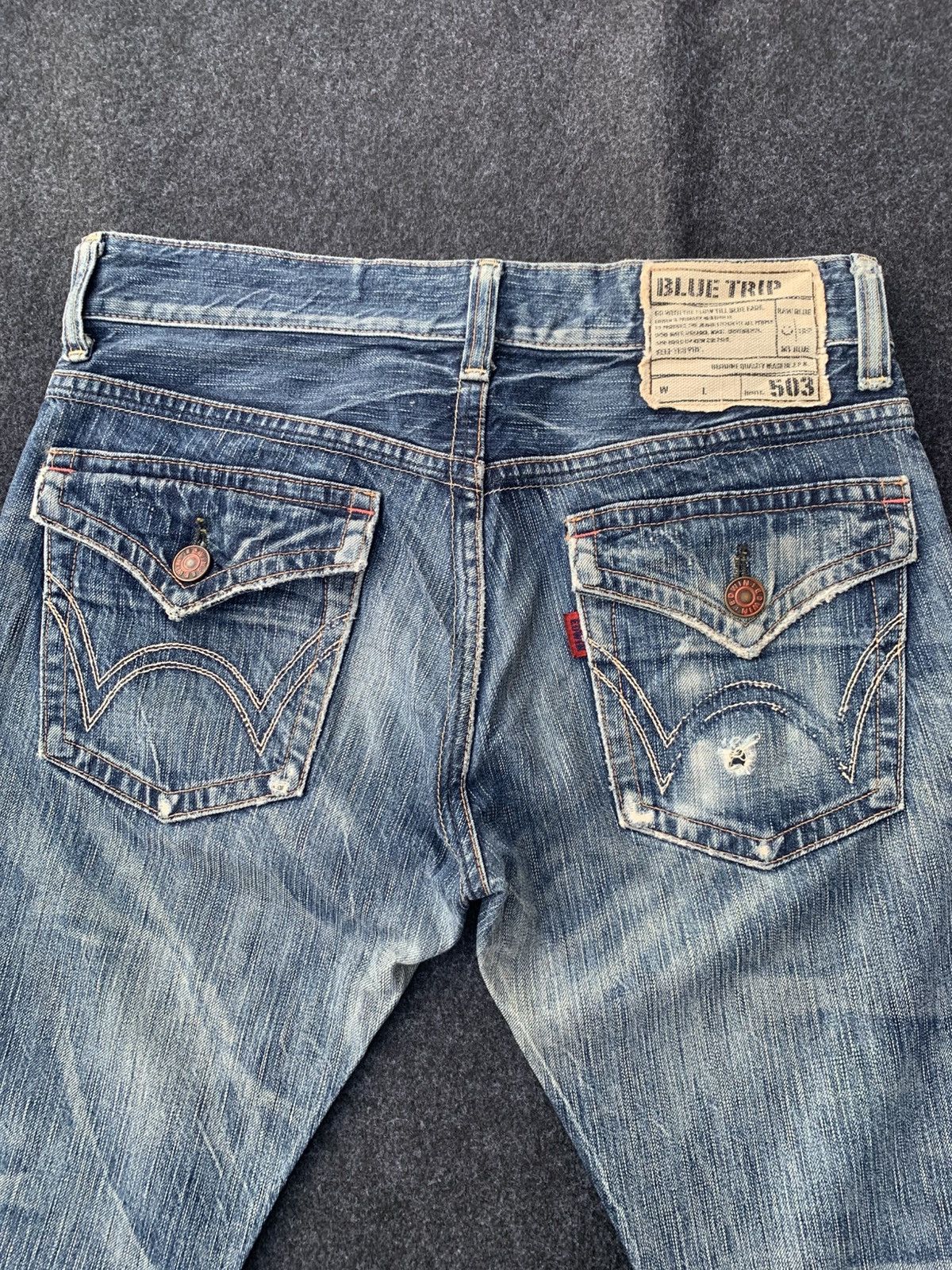 Edwin Flare Edwin 503 fucking faded style. Made in Japan 🇯🇵. Size US 32 / EU 48 - 11 Thumbnail