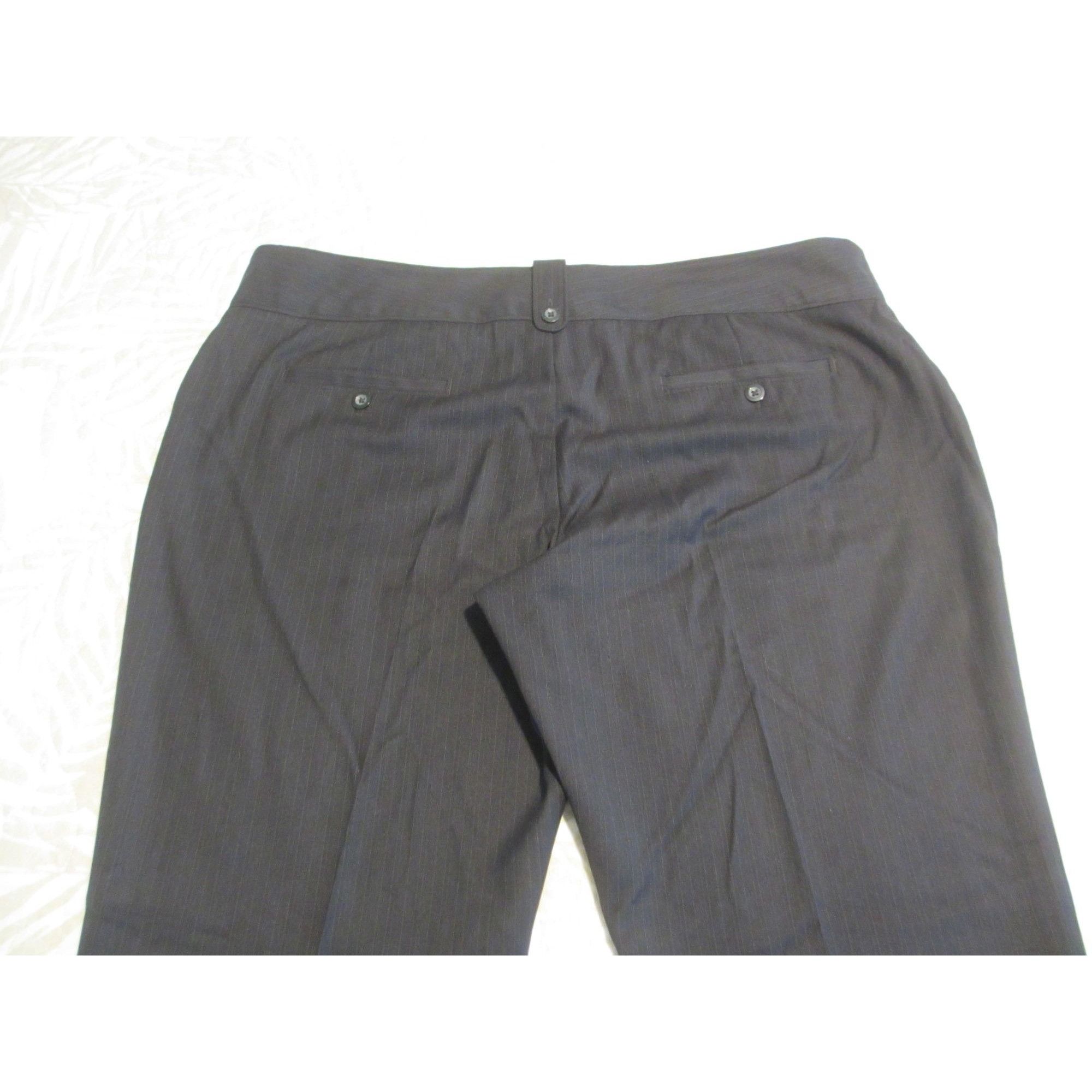 Old Navy OLD NAVY GREY PIN STRIPED DRESS PANTS SIZE 18 Size 40" / US 18 - 2 Thumbnail
