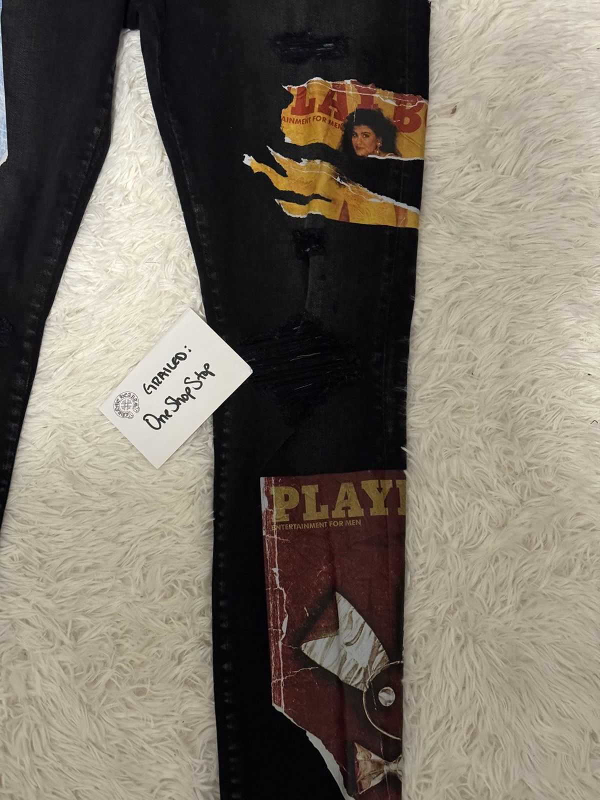 Amiri Amiri Playboy Magazine Jeans Size US 34 / EU 50 - 4 Thumbnail