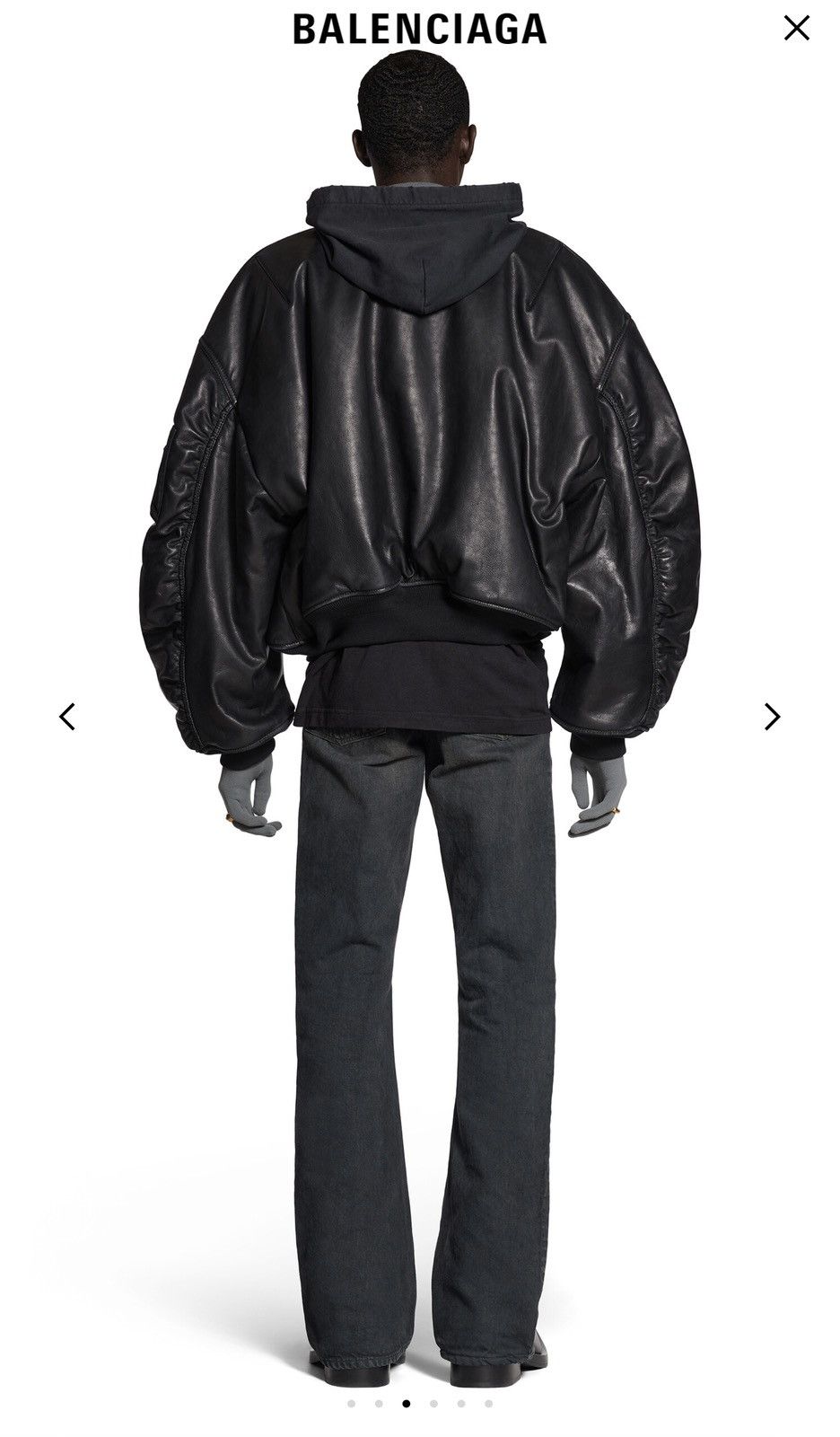 Balenciaga *RARE* BALENCIAGA Leather Bomber Size US S / EU 44-46 / 1 - 3 Thumbnail