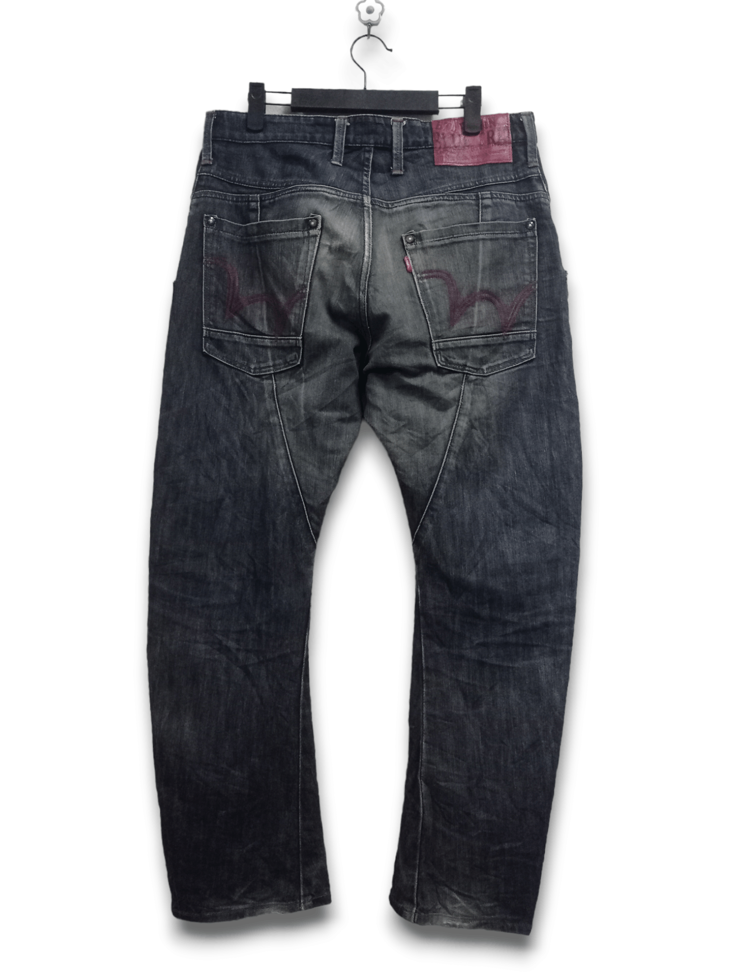 Edwin Vintage Edwin Blue Trip Mud Wash Cargo Loose Denim Size US 33 - 2 Thumbnail