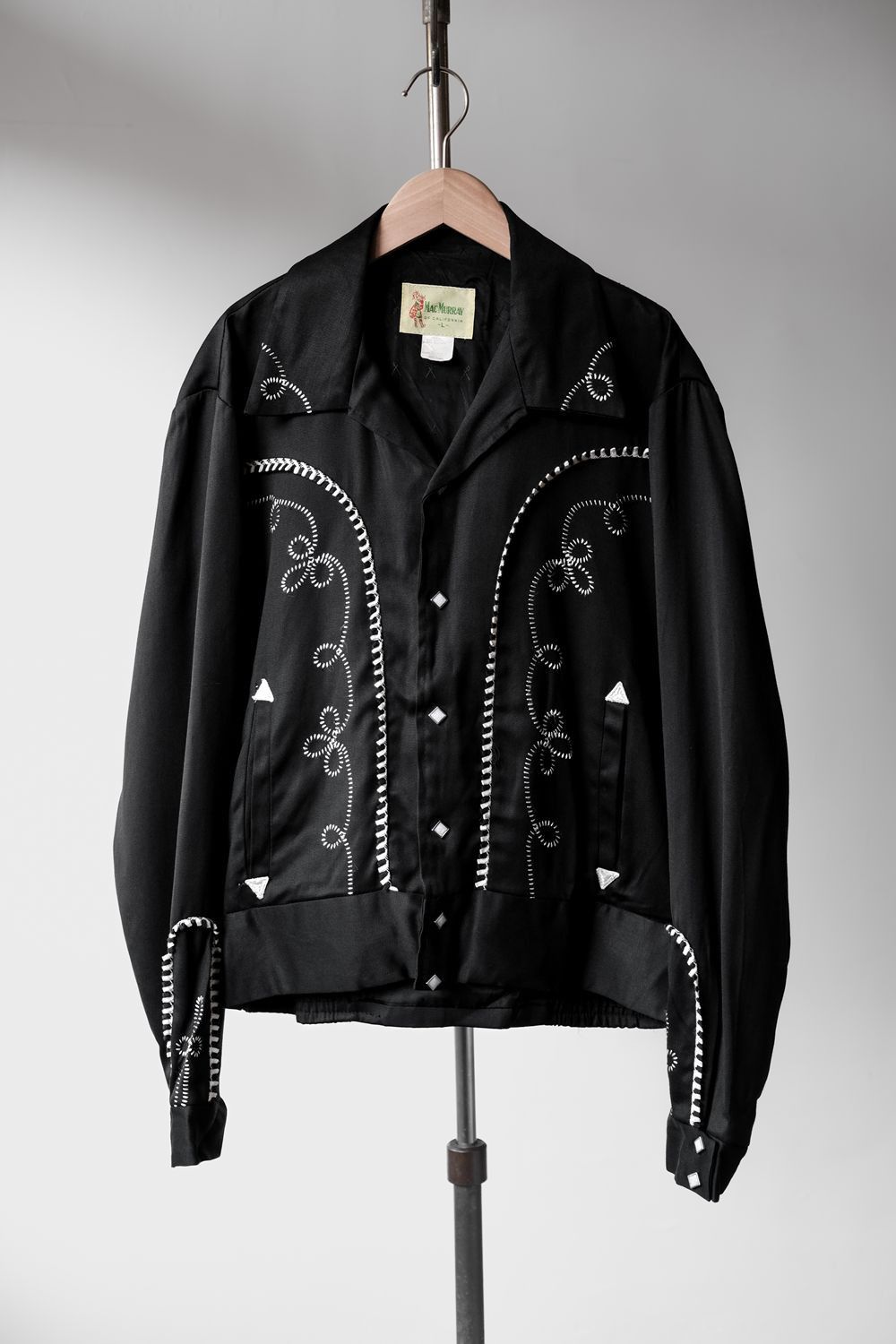 1950's Mac Murray Rayon Gabardine Western Bolero Jacket