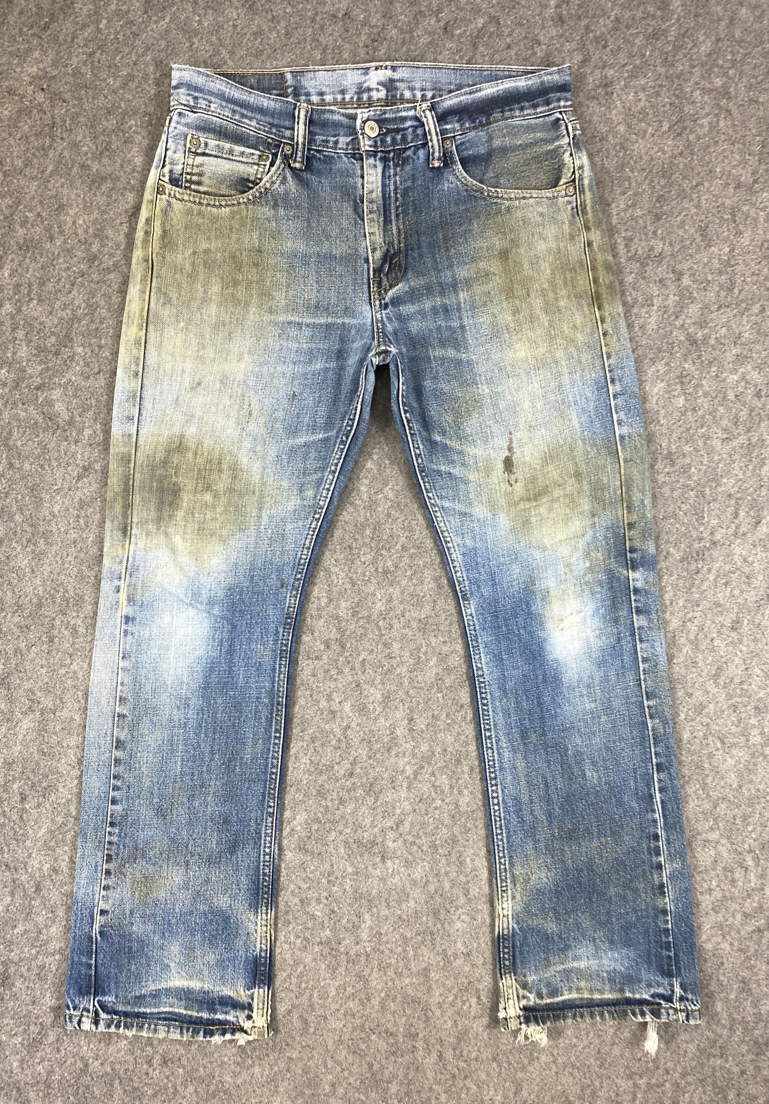 Levi's Dirty Faded Blue Vintage Levis 527 Flare Jeans 32x29 -JN3204 Size US 32 / EU 48 - 1 Thumbnail