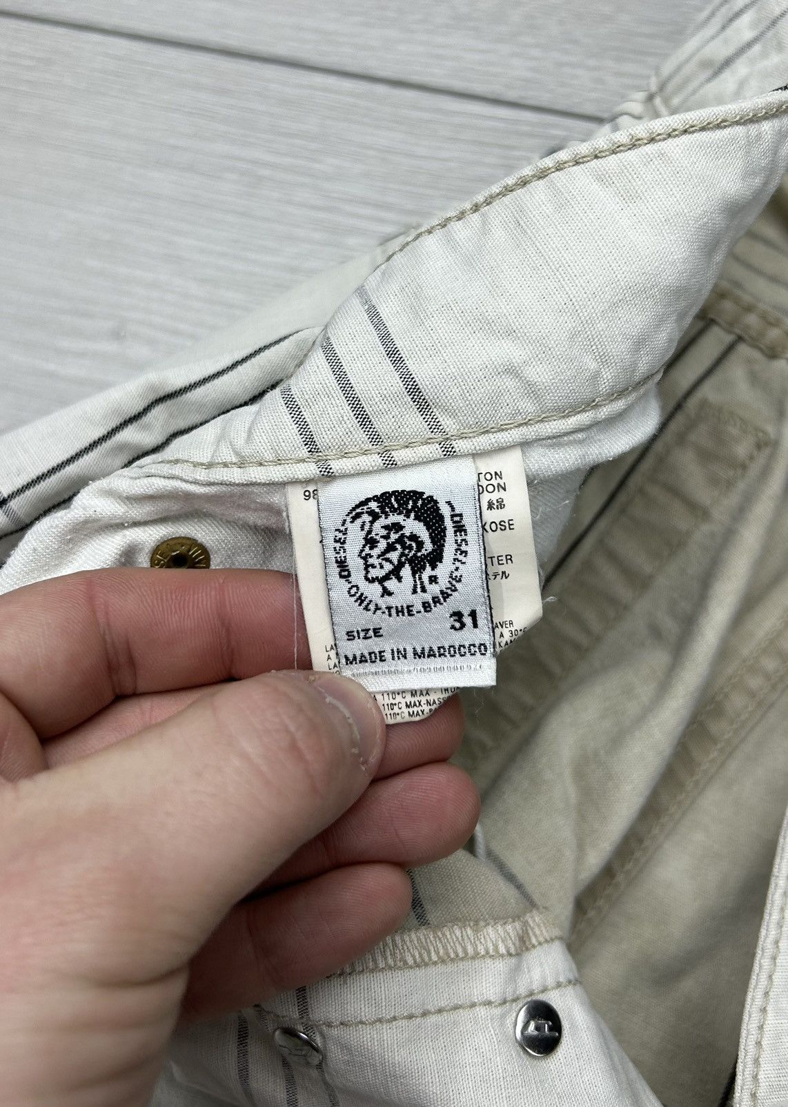 Diesel × Vintage Diesel Vintage Casual Pant Size 31 Size US 31 - 6 Thumbnail