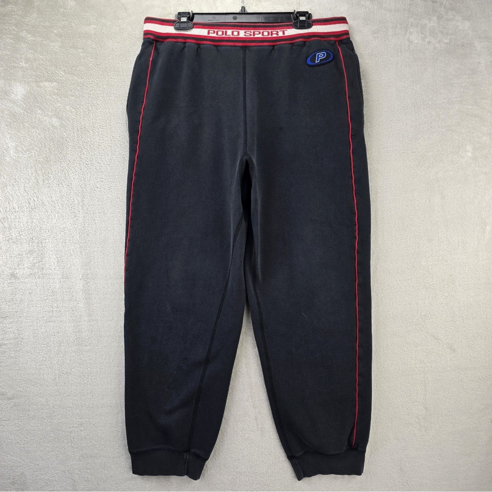 Polo Ralph Lauren Vtg Polo Sport Ralph Lauren Jogger Sweatpants Large Logo Size US 34 / EU 50 - 1 Thumbnail