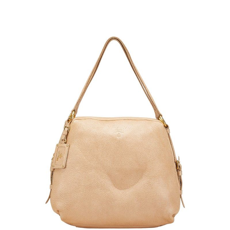 Prada Prada Prada Logo Leather 2way Bag Leather Shoulder Bag DUTY FREE for USA Size ONE SIZE - 1 Thumbnail