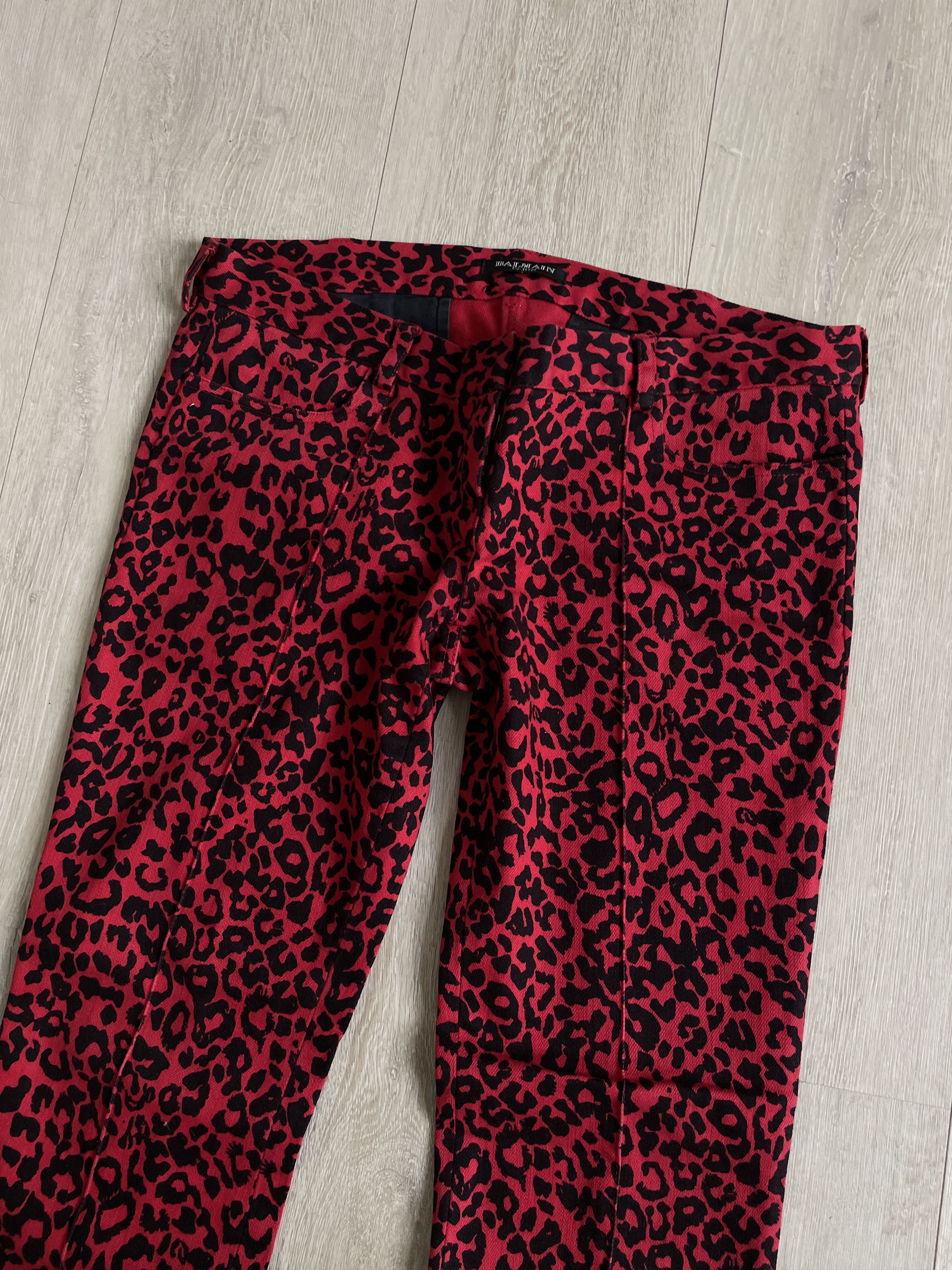 Balmain Balmain AW08 runway flared pants by Christophe Decarnin Size 29" - 3 Thumbnail