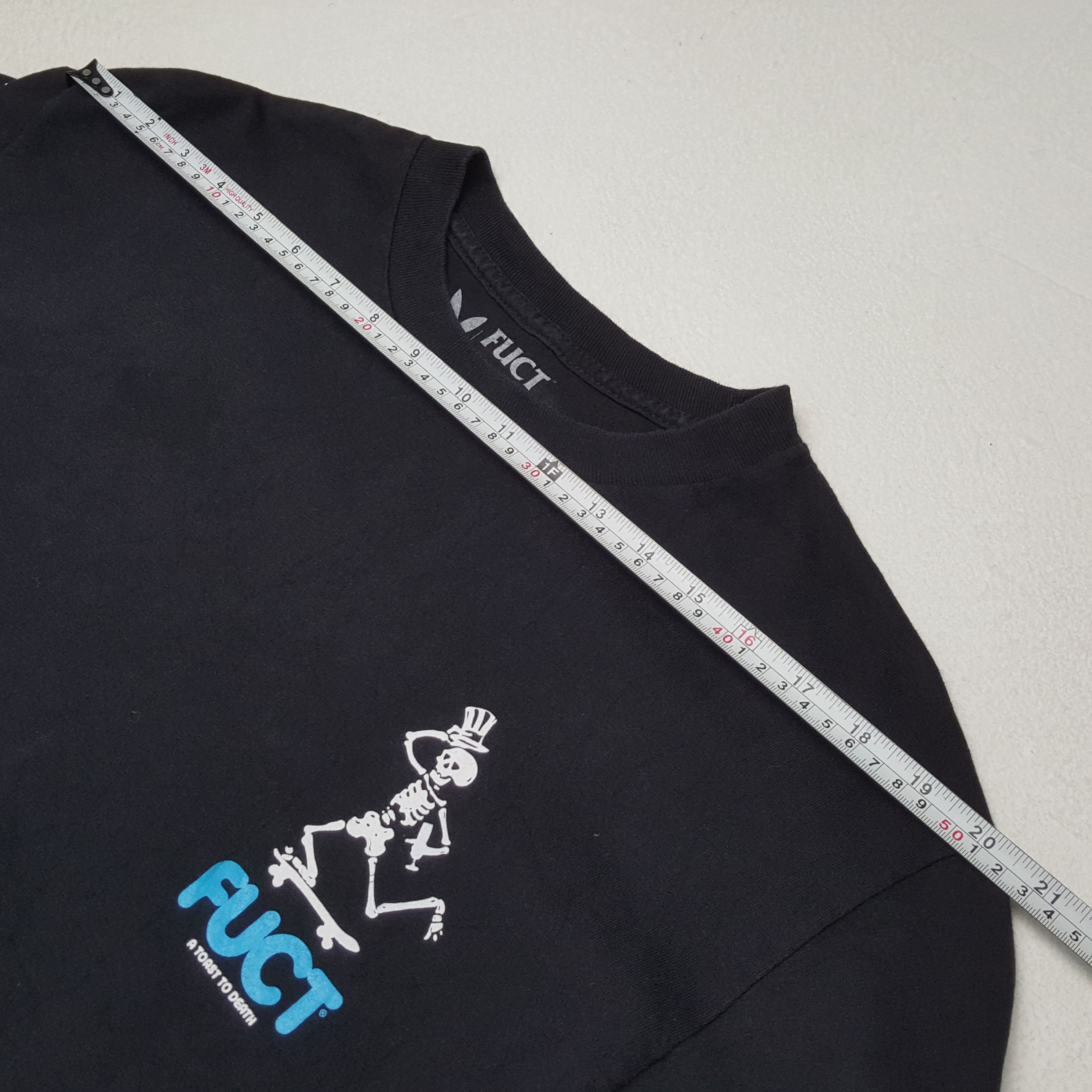 FUCT FUCT Skulls Bones Design Skater Style Long Sleeve Tshirt Size US M / EU 48-50 / 2 - 5 Thumbnail