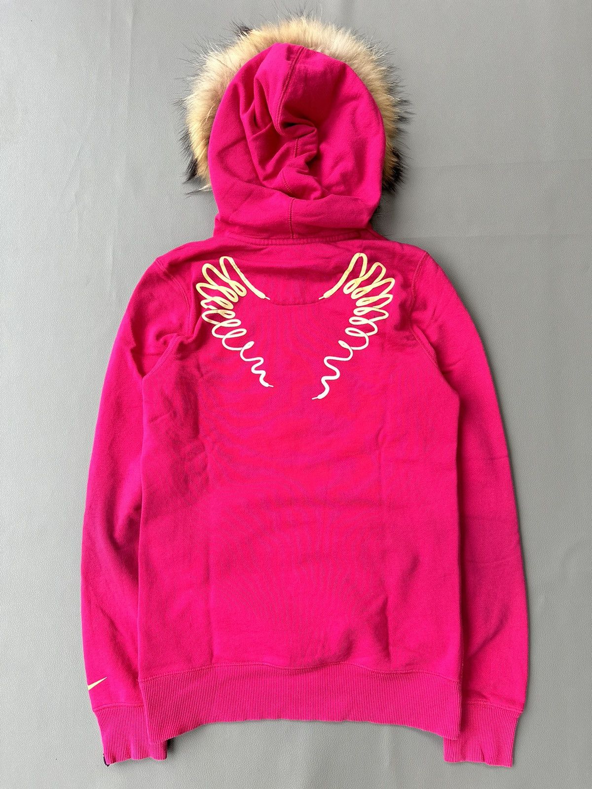 Nike COME HERE KING 🤴🏻 NIKE ANGEL POEM FUR ZIP HOODIE LGB STYLE Size S / US 4 / IT 40 - 2 Thumbnail