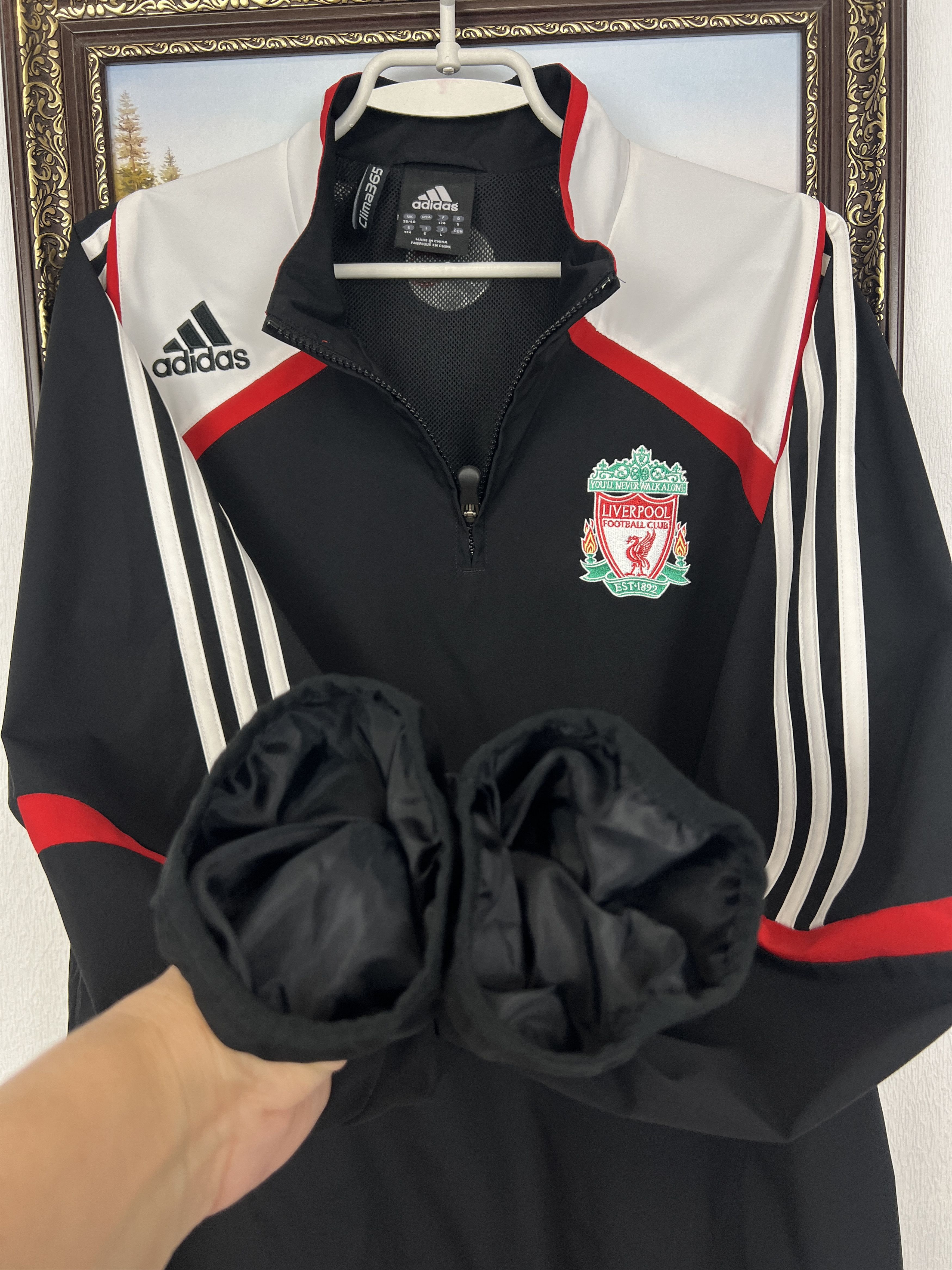 Adidas Vintage Adidas Liverpool Football Jacket Soccer Track Top Size US M / EU 48-50 / 2 - 7 Thumbnail