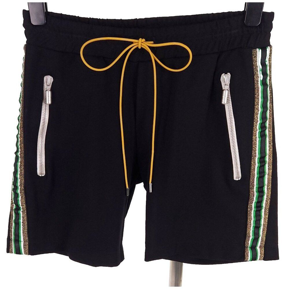 Rhude Rhude Traxedo Shorts Size S Mens Black Green NWT Size US 28 / EU 44 - 2 Thumbnail