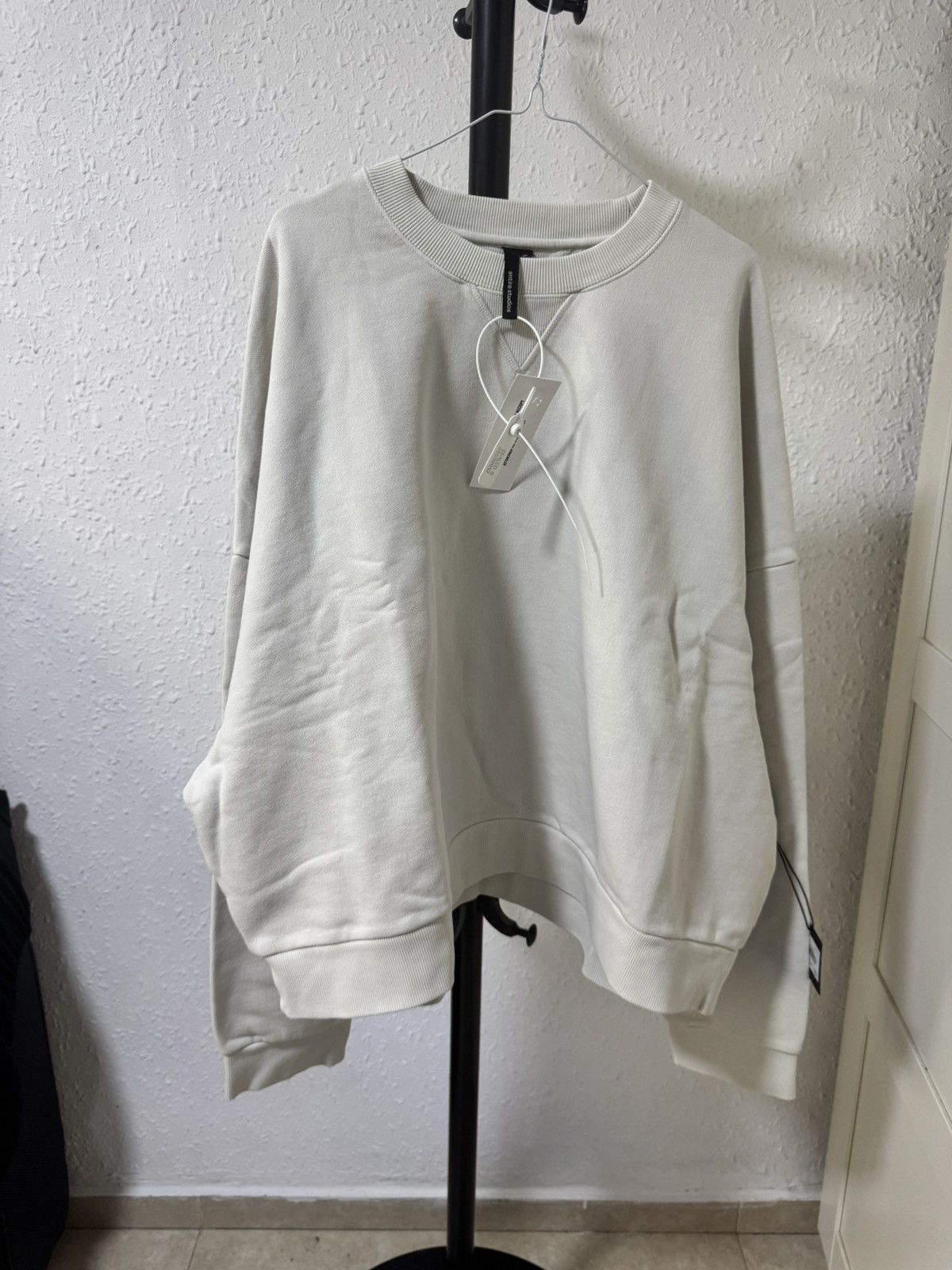 Entire Studios White Cotton Crewneck Sweatshirt Size US XL / EU 56 / 4 - 6 Thumbnail
