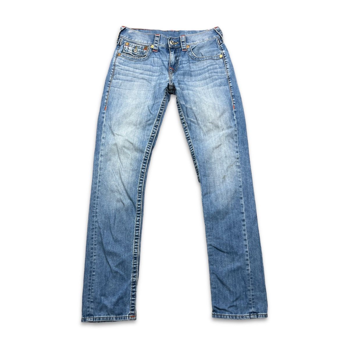 image of Y2K True Religion Slim Jeans 32X33 in Blue, Men's