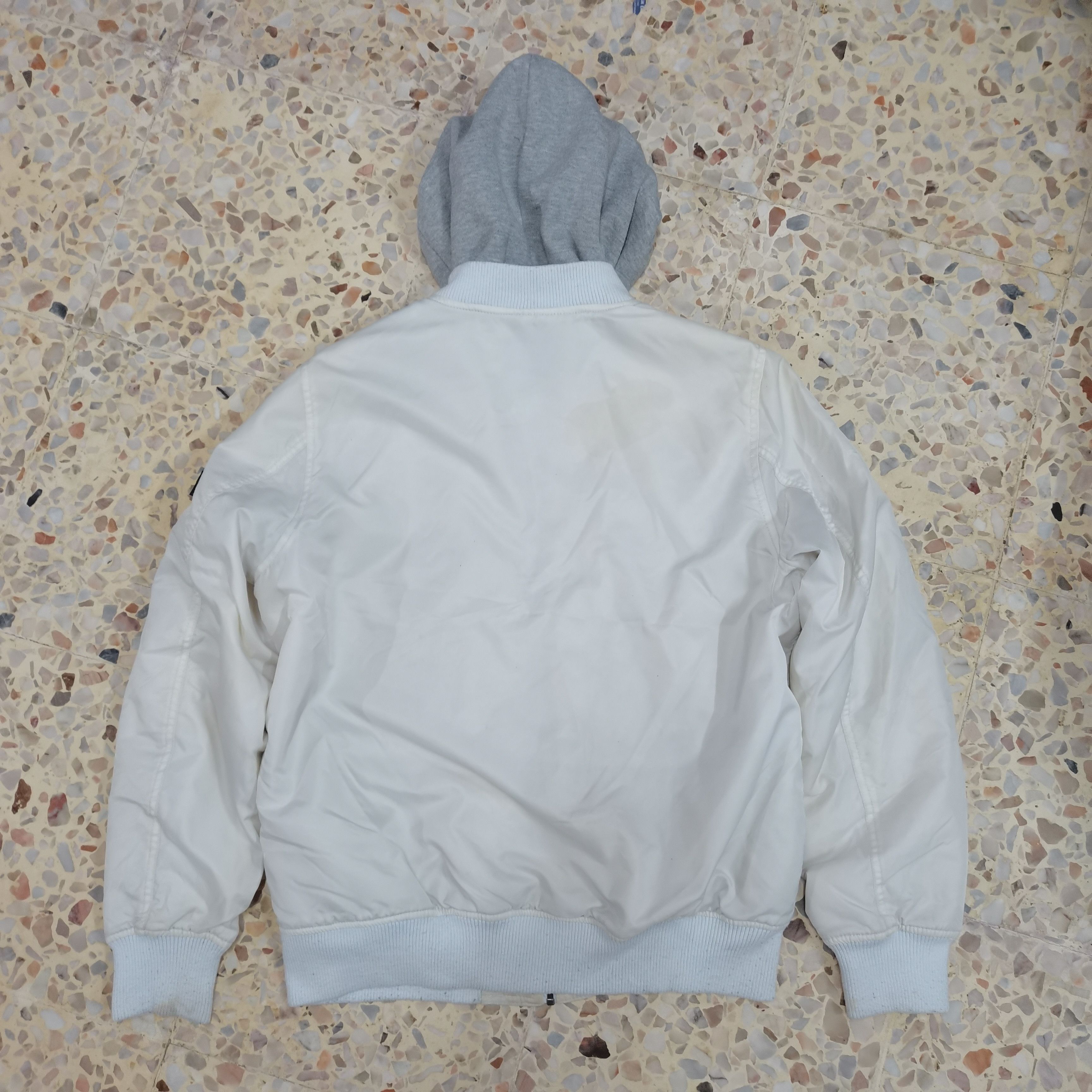 Japanese Brand × Kangol KANGOL Removable Hoodie Bomber Jacket Size US M / EU 48-50 / 2 - 5 Thumbnail