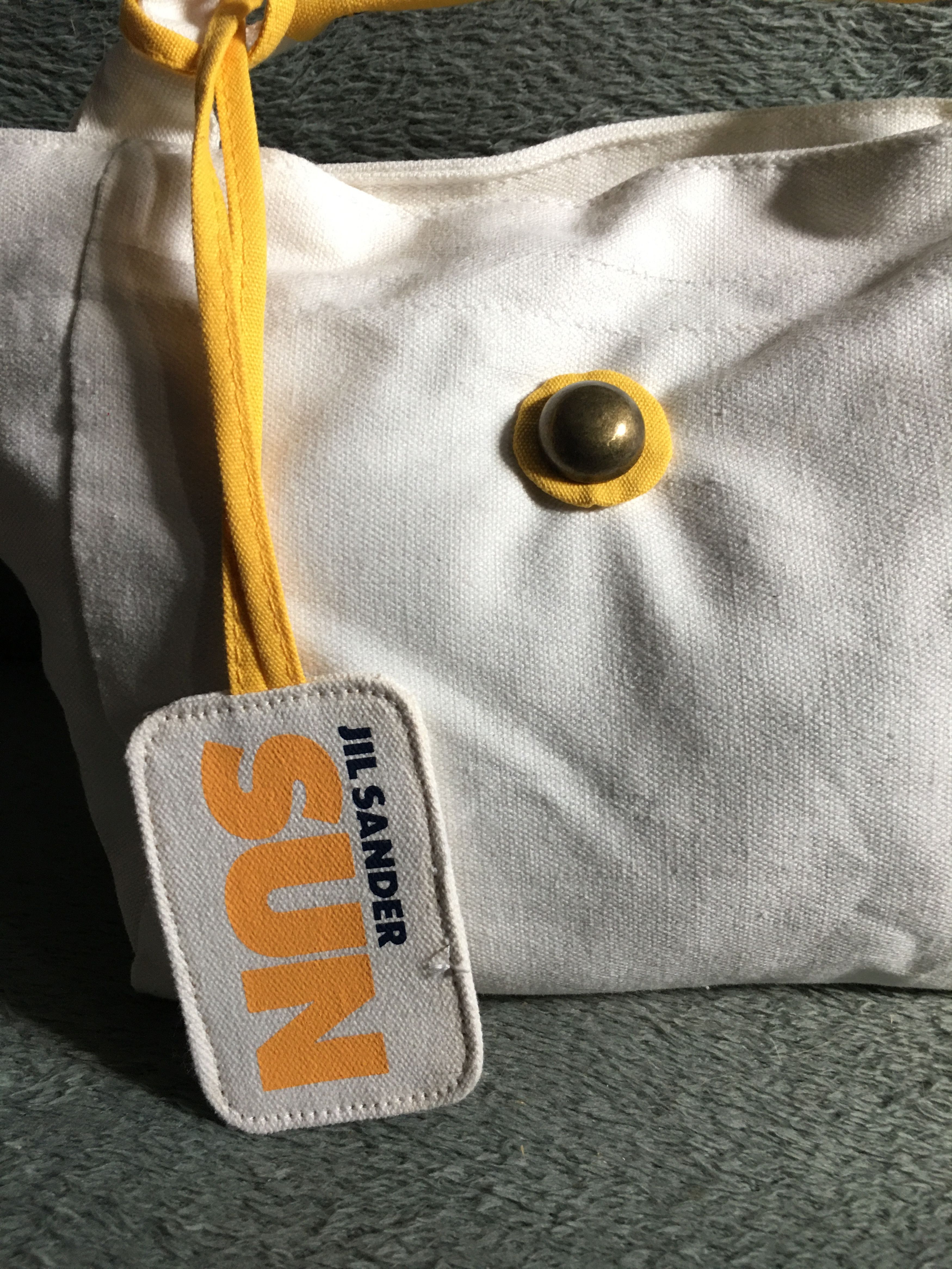 Jil Sander Jil Sander Sun White Canvas Small Bag Size ONE SIZE - 4 Thumbnail