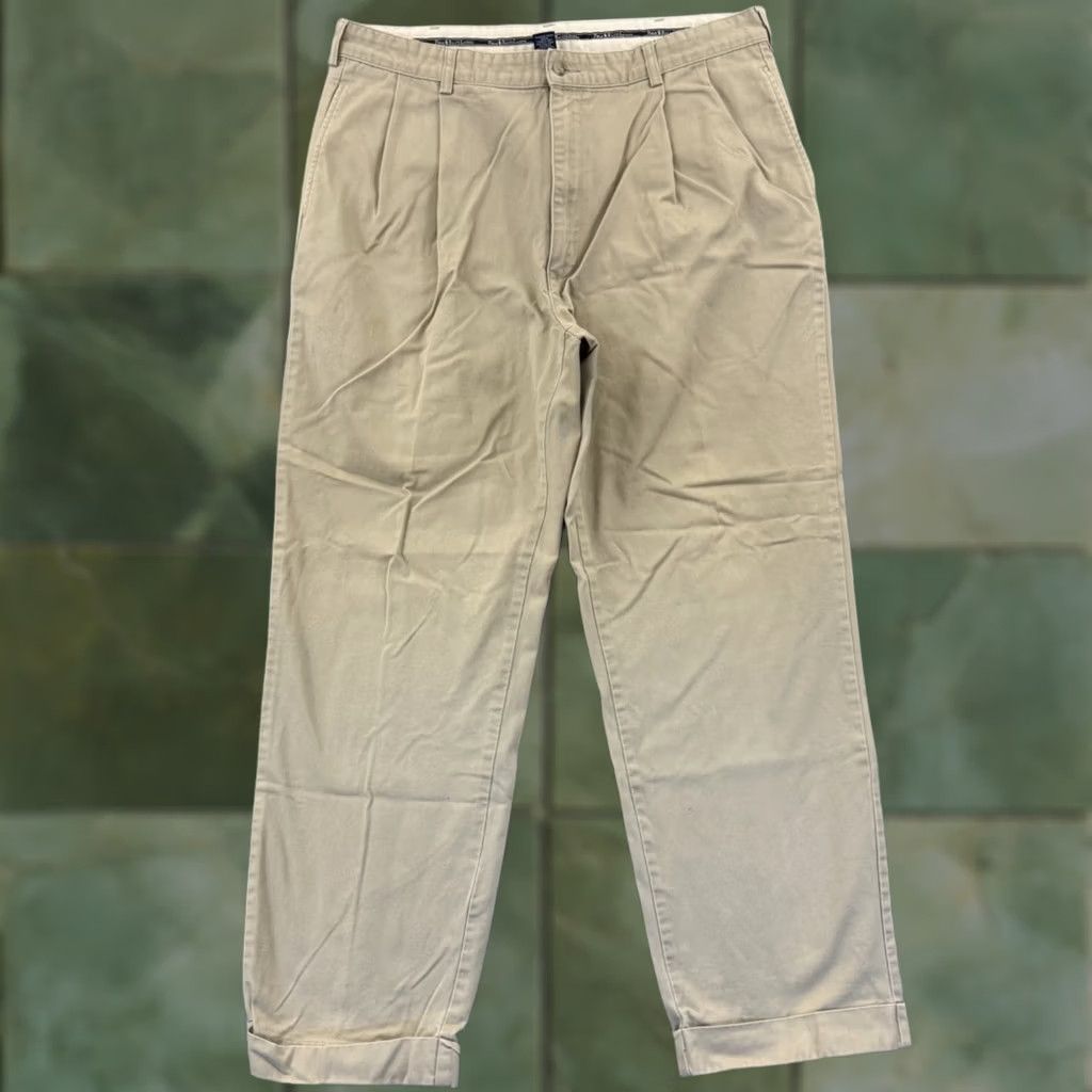 Polo Ralph Lauren VINTAGE Polo Ralph Lauren Hammond Pant Mens 38x32 Beige Chino Casual 90s Preppy Womens? Mens Size US M / EU 48-50 / 2 - 1 Thumbnail