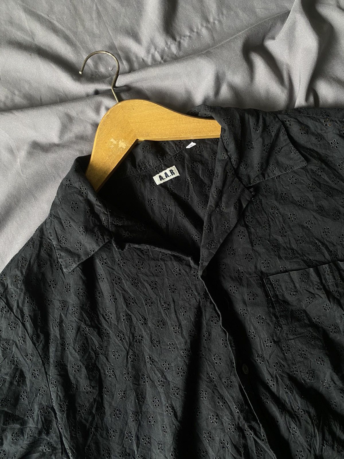 Japanese Brand × Yohji Yamamoto A.A.R by Yohji Yamamoto Open Collar shirt Size US M / EU 48-50 / 2 - 2 Thumbnail