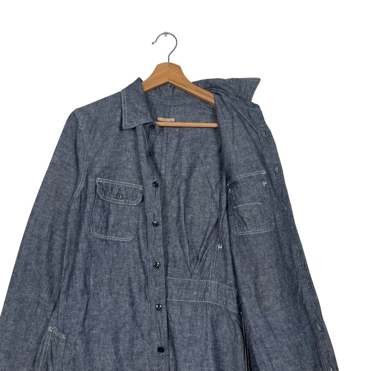Kapital Kapital Belted Denim Dress Size S / US 4 / IT 40 - 12 Thumbnail