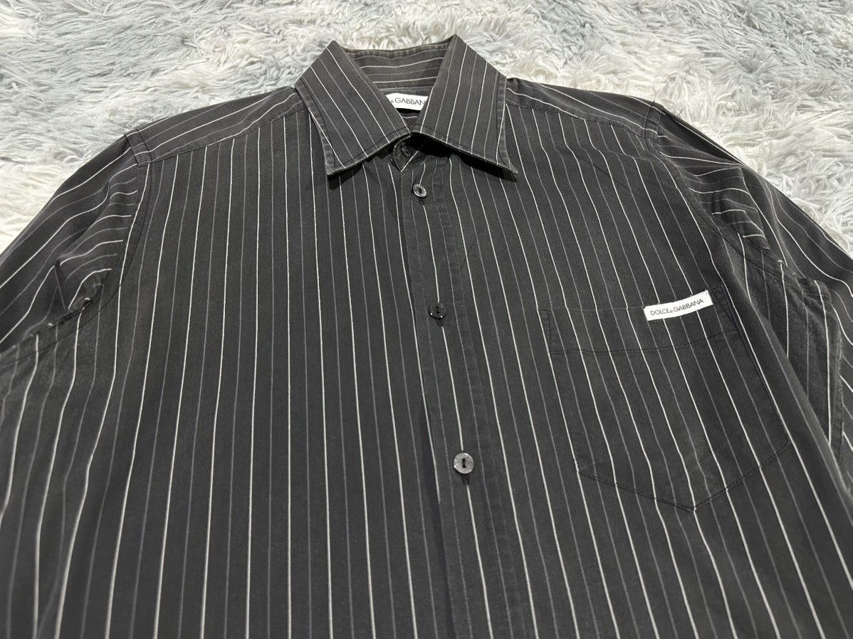 Dolce & Gabbana 🔥Vintage Dolce & Gabbana Striped Shirt Size US M / EU 48-50 / 2 - 4 Thumbnail