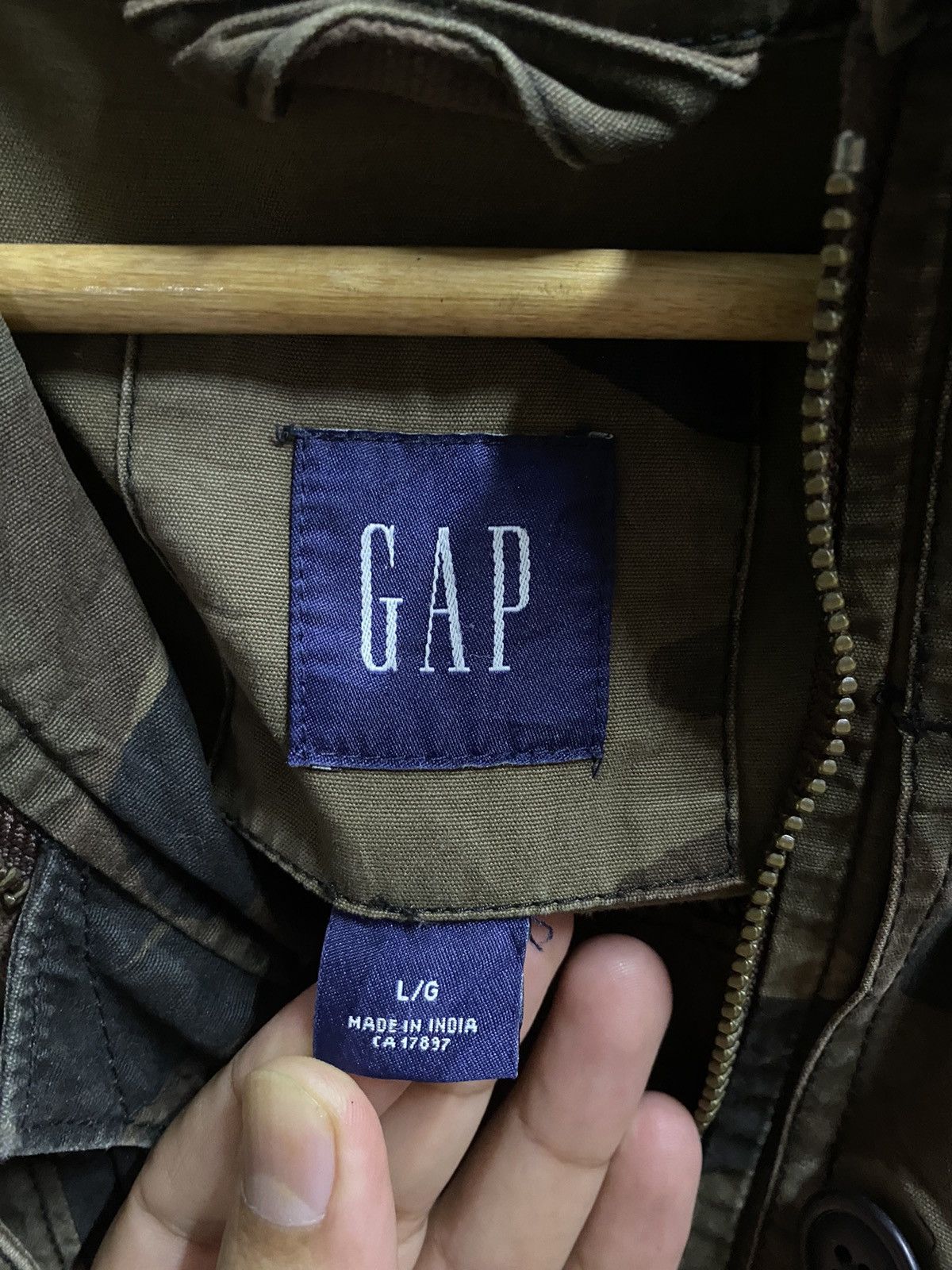 Gap × Vintage Vintage Gap Inspired Military Tactical Jacket Size US L / EU 52-54 / 3 - 8 Thumbnail