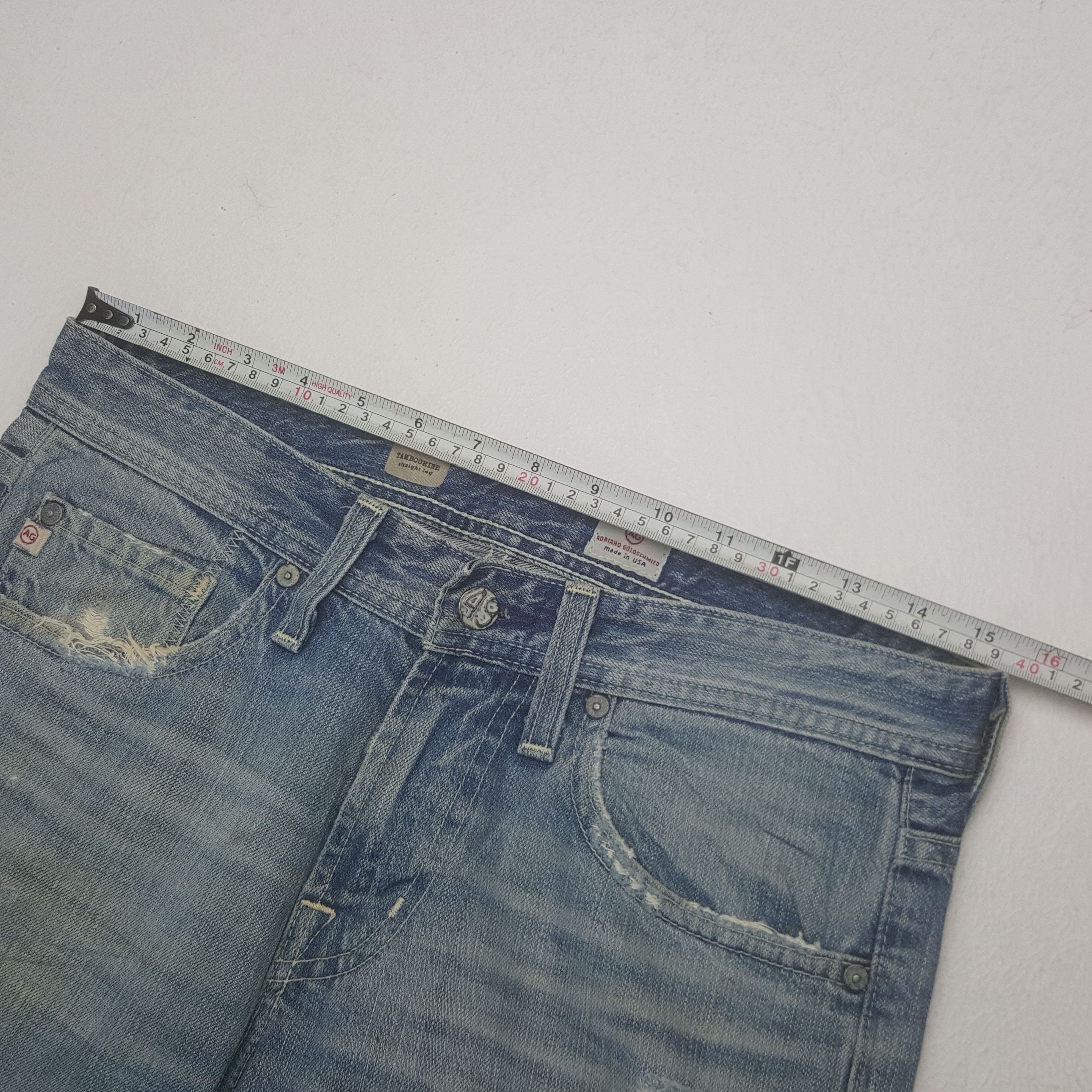 AG Adriano Goldschmied × Vintage Vintage Adriano Goldschmied Denim Size US 30 / EU 46 - 7 Thumbnail
