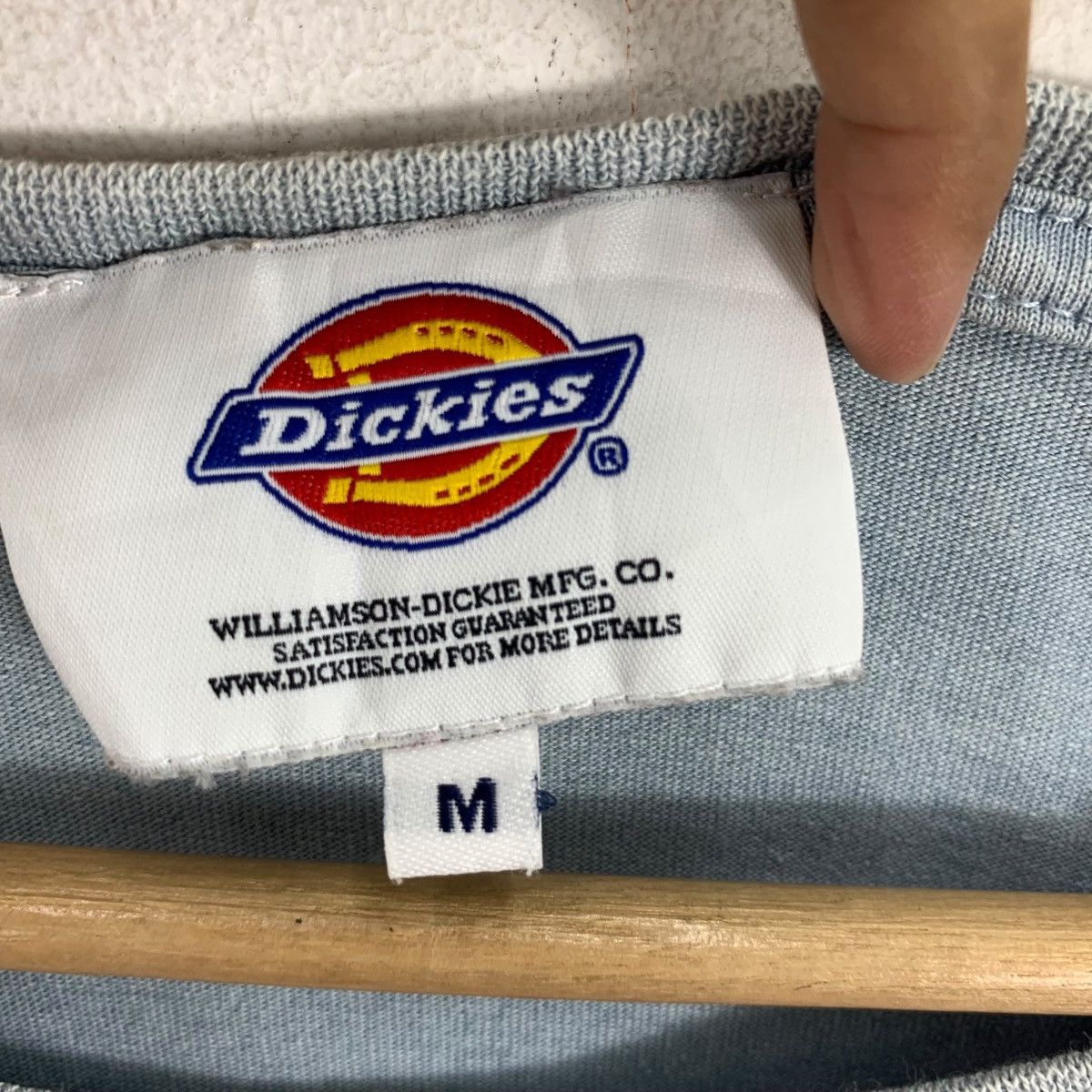 Dickies Vintage DICKIES USA FLAG Logo Natural Sun Faded Tee Shirt Size US M / EU 48-50 / 2 - 7 Thumbnail