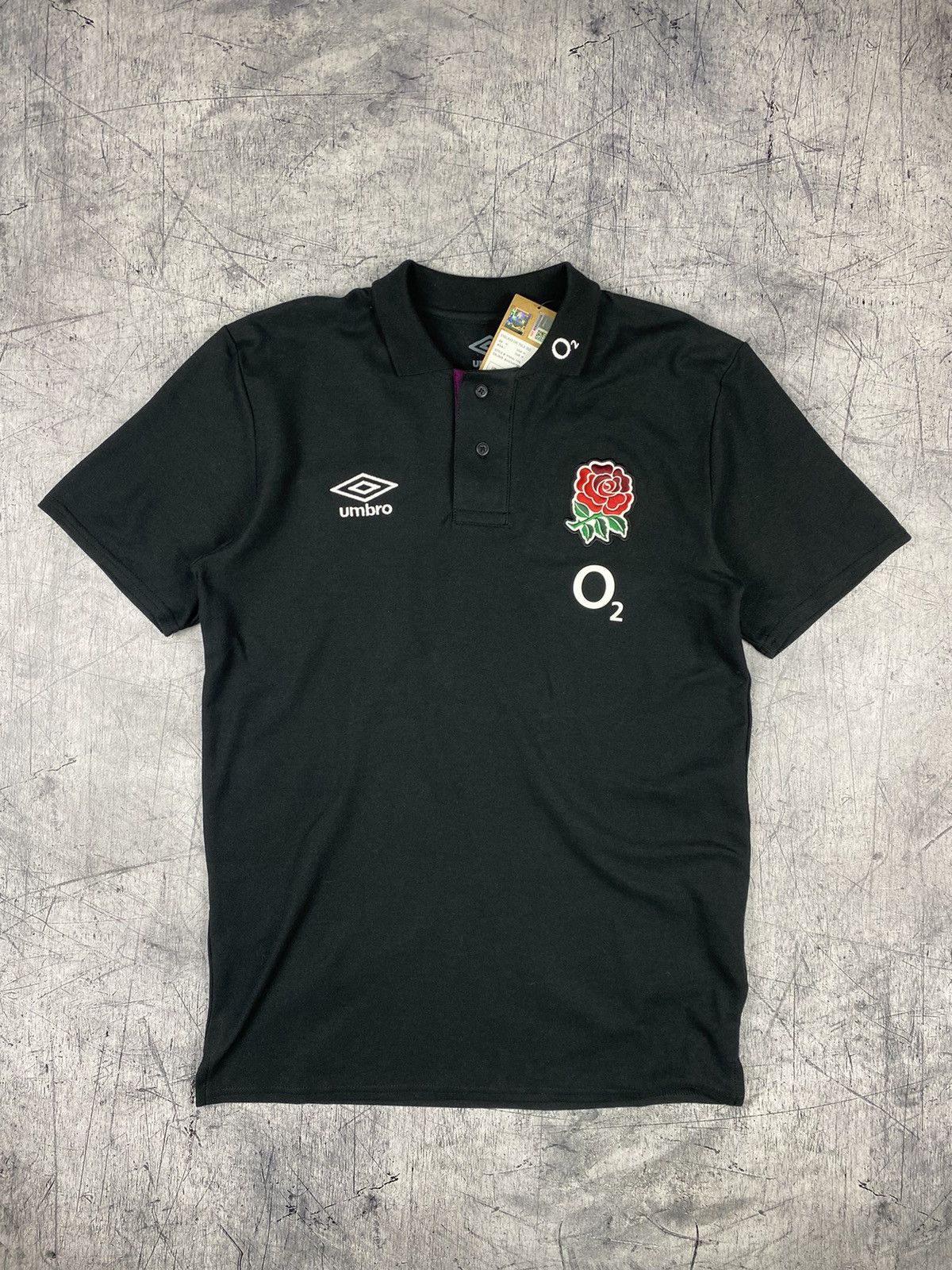 Umbro Umbro O2 England Rugby Polo Shirt Size M Size US M / EU 48-50 / 2 - 2 Thumbnail