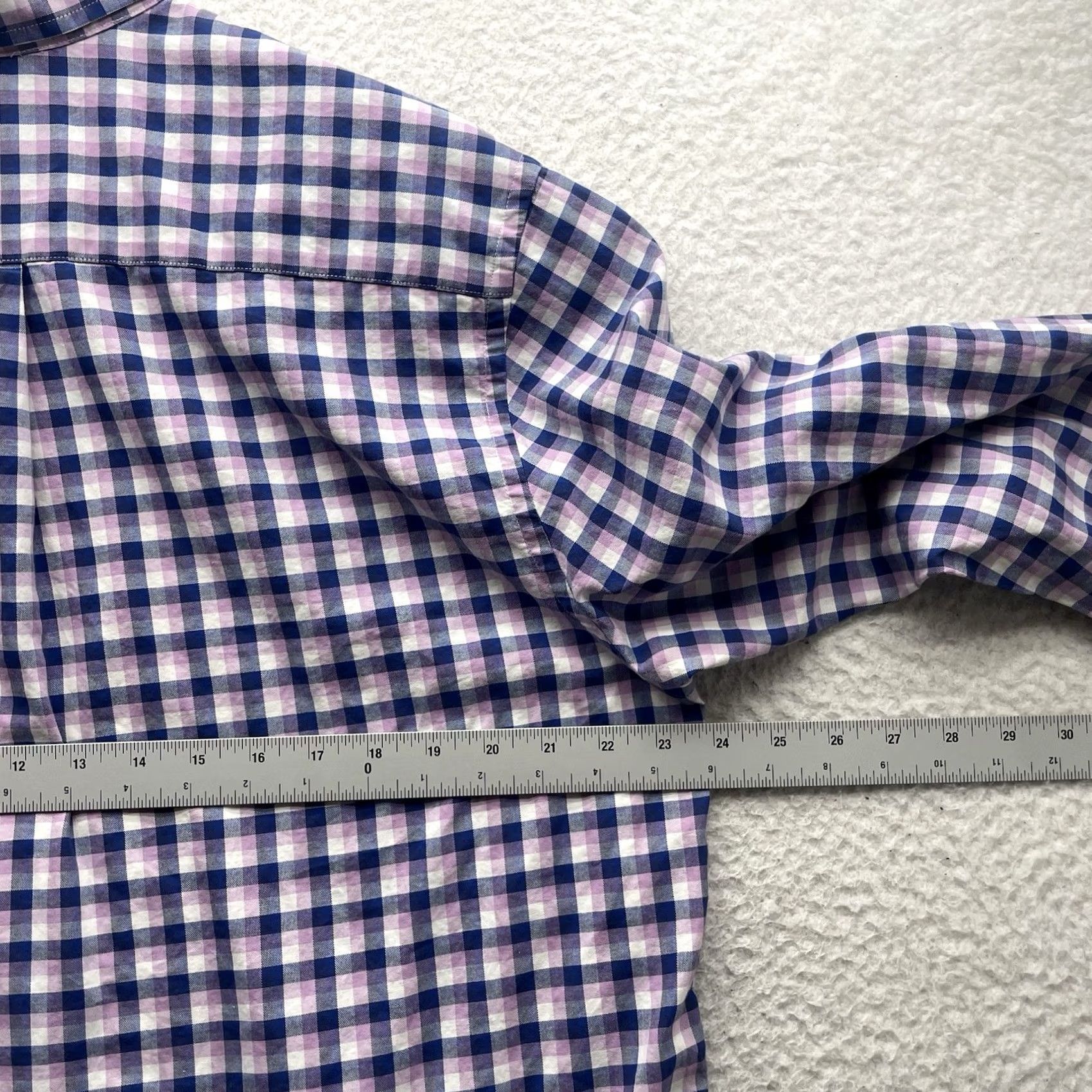 Vineyard Vines Vineyard Vines Murray Shirt Mens L Slim Fit Plaid Purple Blue Check - Button-Up, Long Sleeve, Preppy Pattern, Multicolor, Cotton, Regular, Classic Fit Size US L / EU 52-54 / 3 - 7 Thumbnail