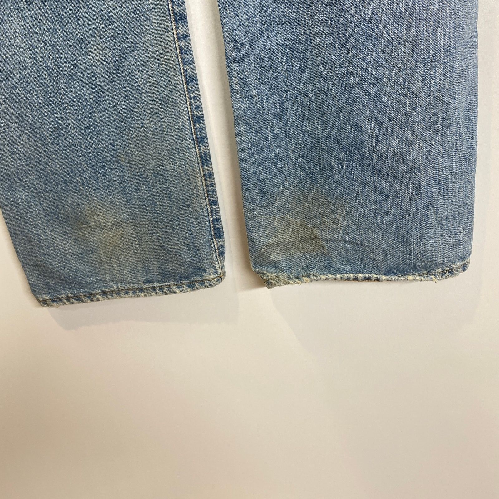 Polo Ralph Lauren × Vintage Polo Ralph Lauren Jeans Vintage Straight Leg Blue Light Wash Size US 34 / EU 50 - 4 Thumbnail