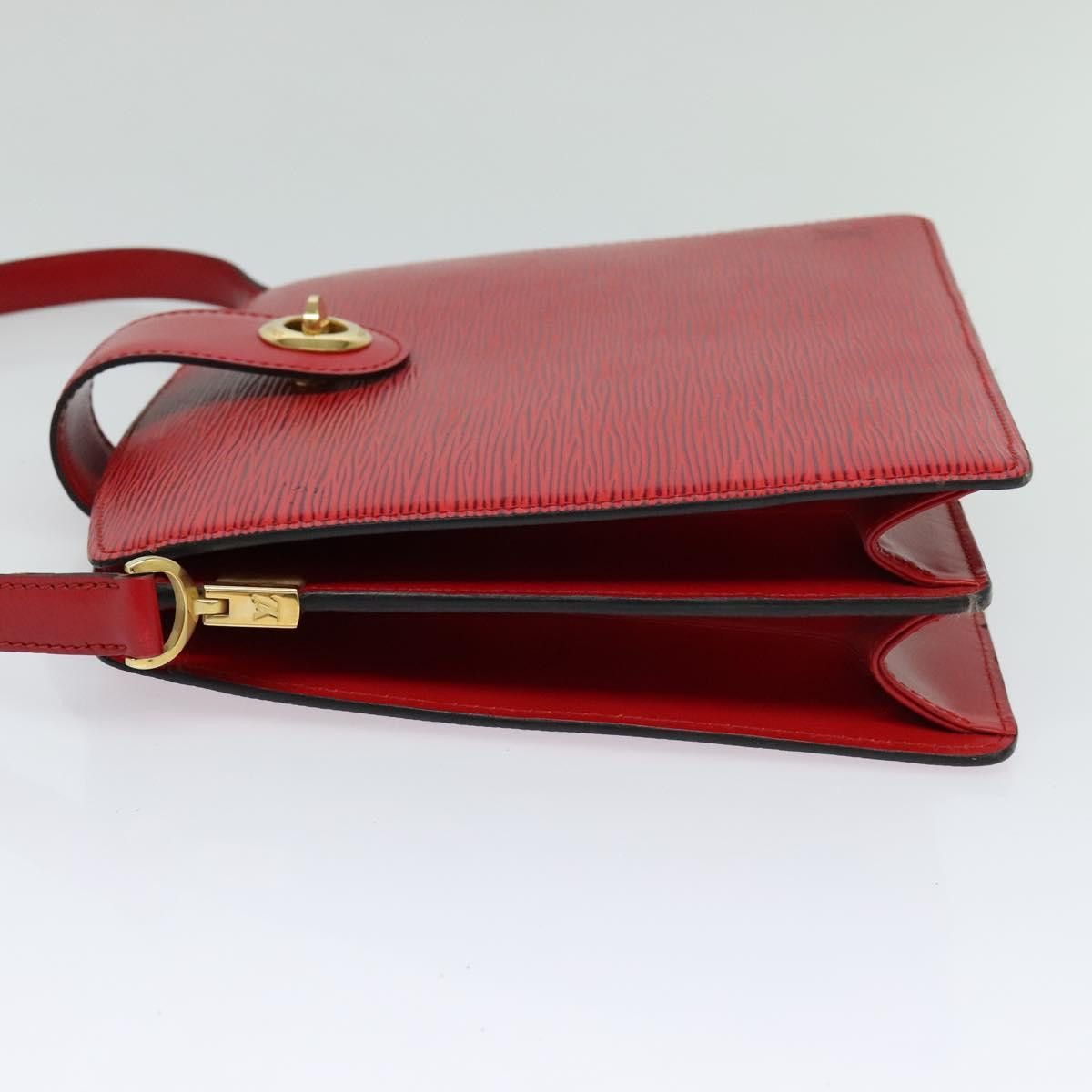 Louis Vuitton LOUIS VUITTON Epi Capuchin Shoulder Bag Red M52347 Size ONE SIZE - 3 Thumbnail