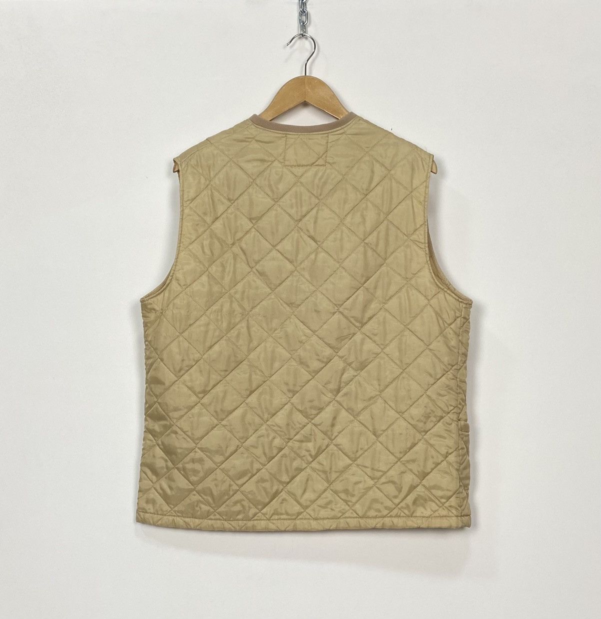 Vintage Husky of Tostock England 42R Women’s Quilted Vest Jacket Top Size L / US 10 / IT 46 - 6 Thumbnail