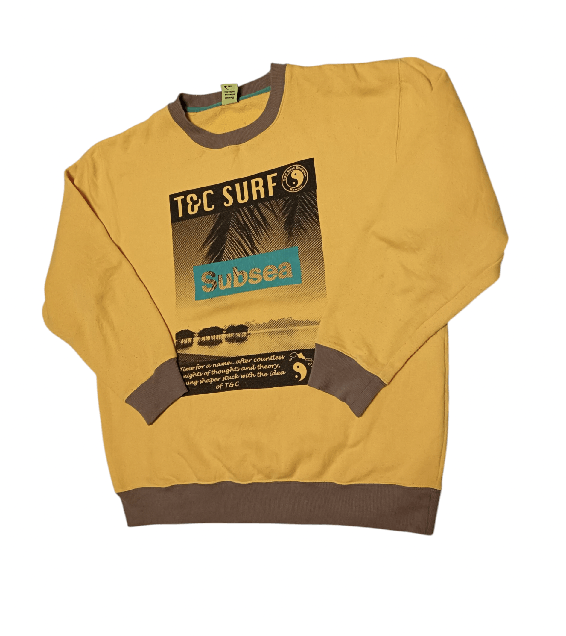 Vintage Vintage T&C Surf Hawaii Beach Sweatshirt Size US L / EU 52-54 / 3 - 2 Thumbnail