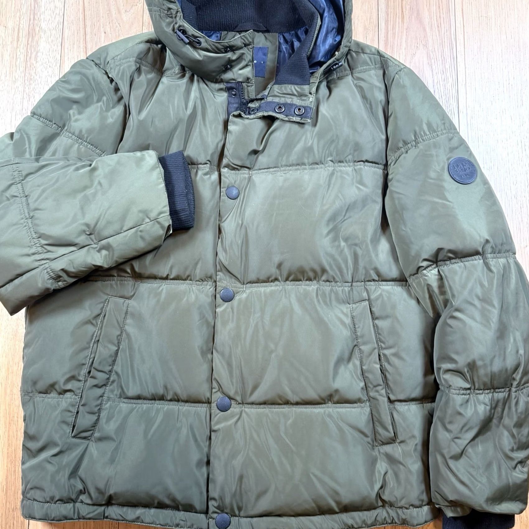 Lucky Brand Lucky Brand Puffer Jacket Mens Large Full Zip Hooded Insulated Green Logo Jacket Mens L Regular Hooded Size US L / EU 52-54 / 3 - 3 Thumbnail