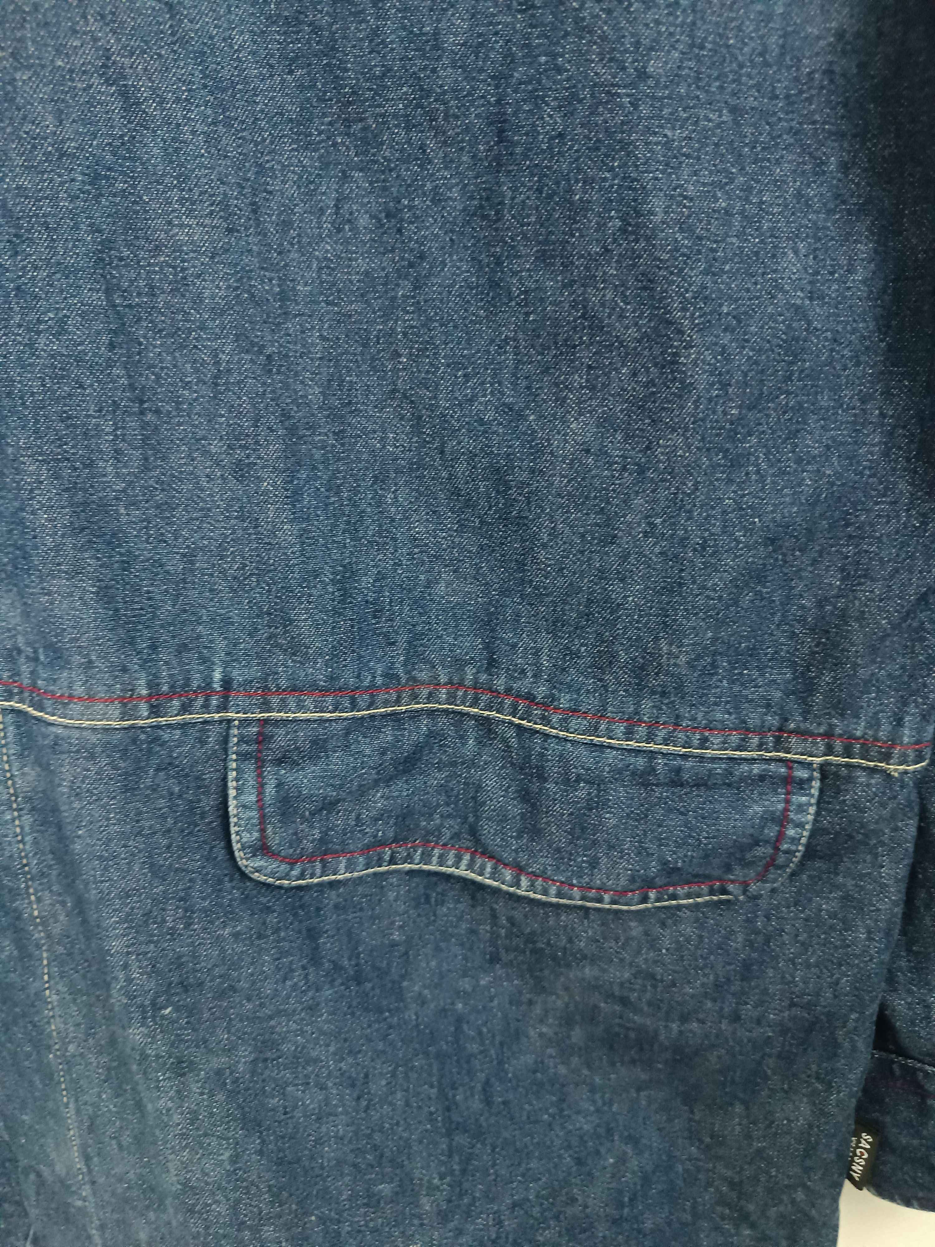 Vintage VINTAGE SACSNY Y'SACCS BY YOHJI YAMAMOTO WORK CHORE JACKET Size US L / EU 52-54 / 3 - 15 Thumbnail