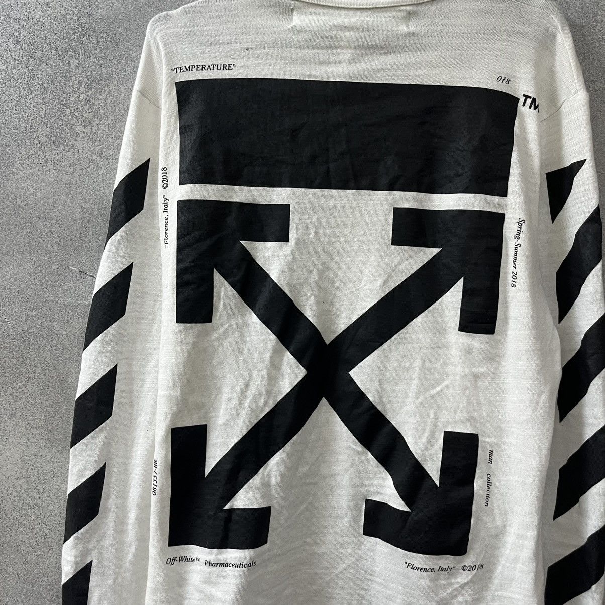 Off-White Off white Monalisa Long Sleeve TEE Size US S / EU 44-46 / 1 - 12 Thumbnail