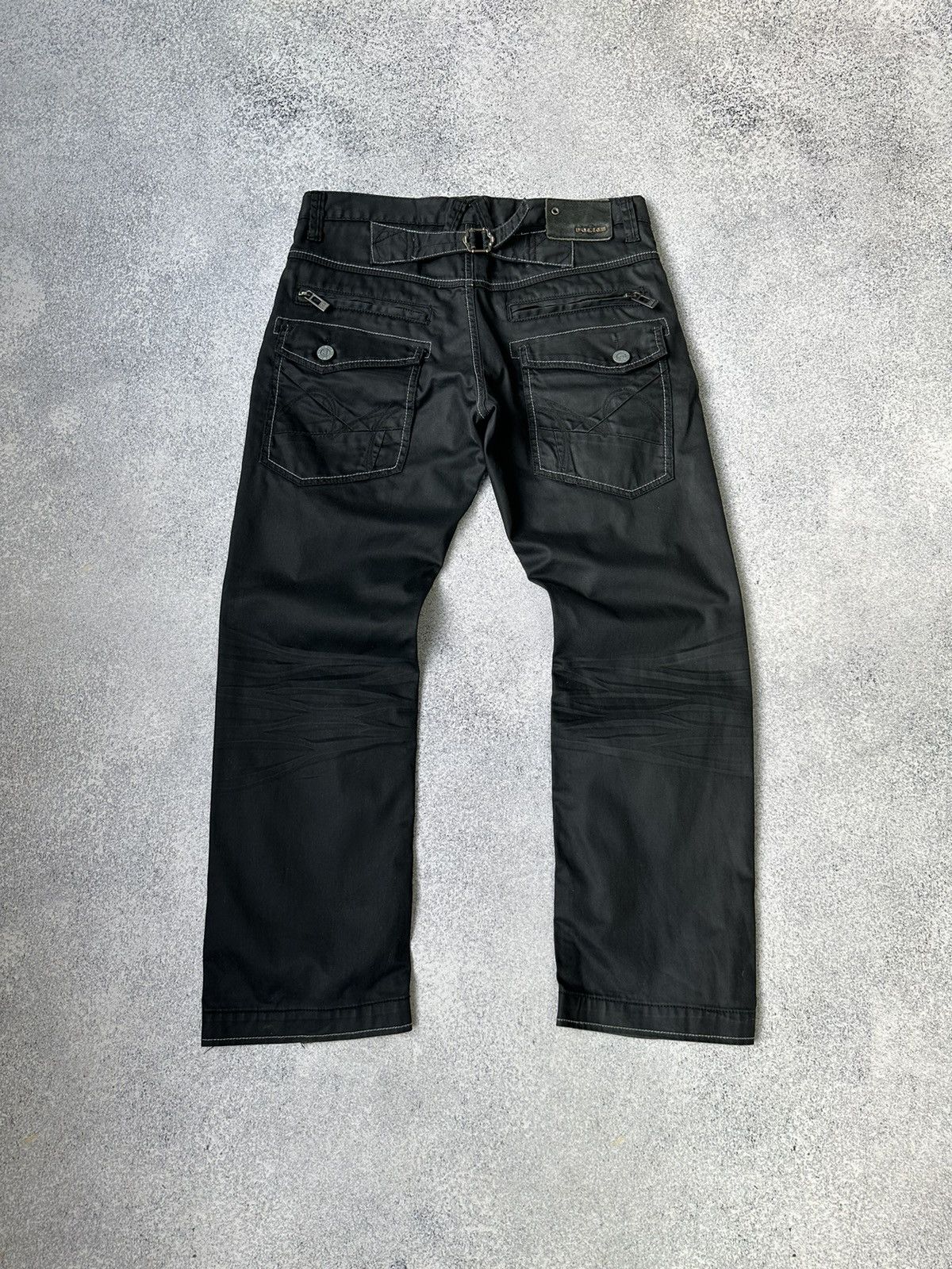 Pre-owned Archival Clothing X Vintage Police Japanese Archival Engineered Pants In Black