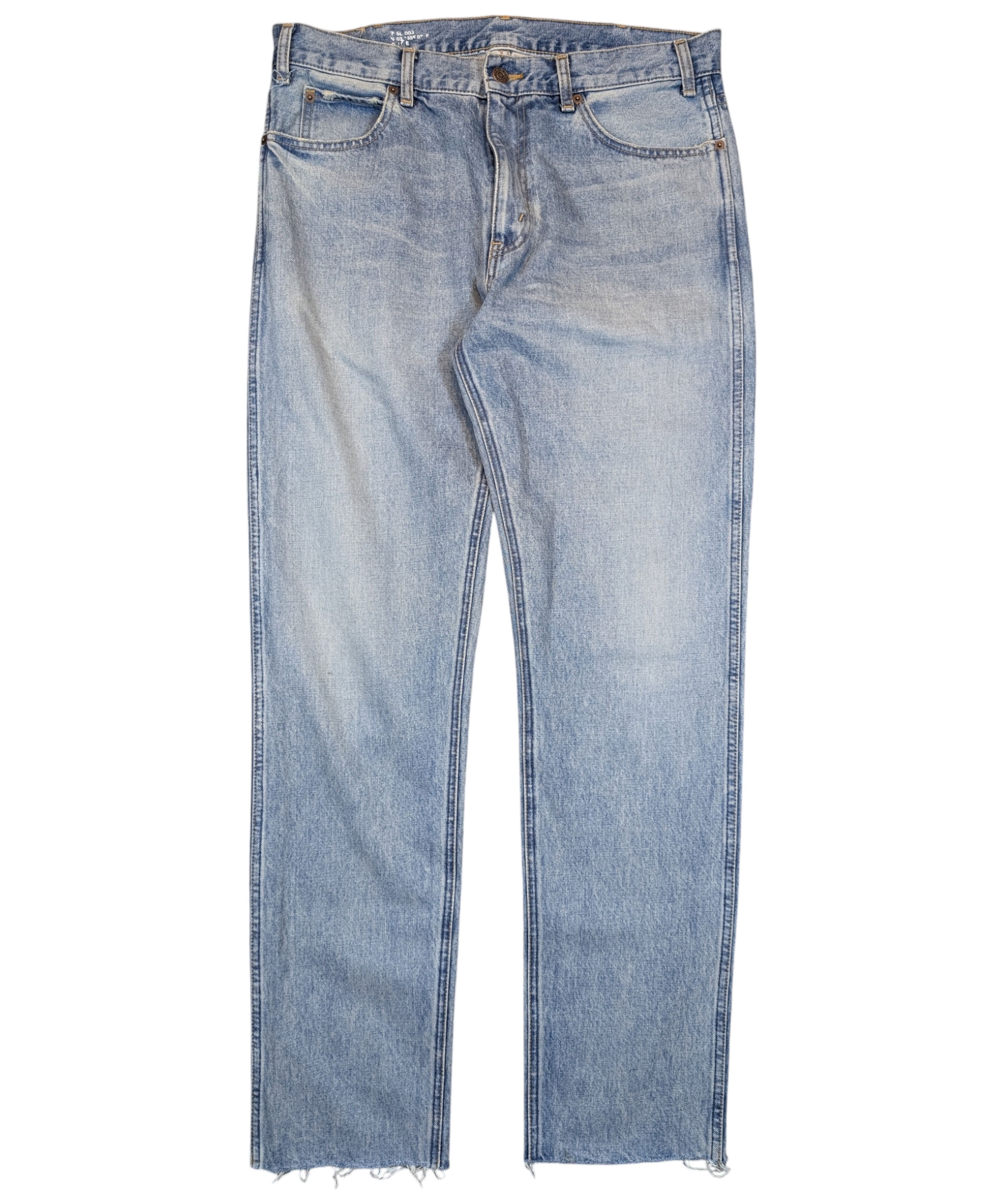 HELMUT LANG Zipper locomotive pants