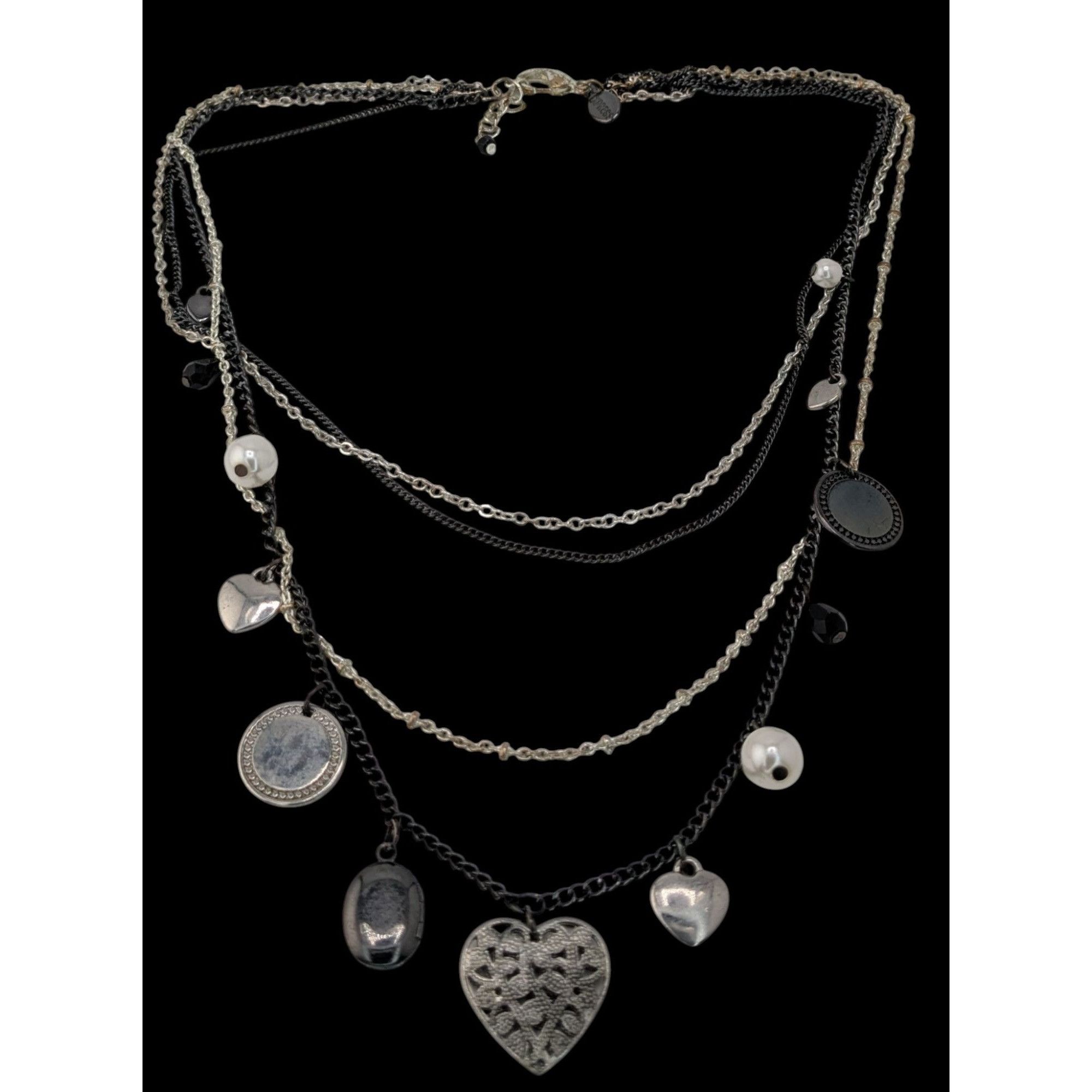 Express Y2K Victorian Style Express Charm Necklace With Tiny Locket Size ONE SIZE - 2 Thumbnail