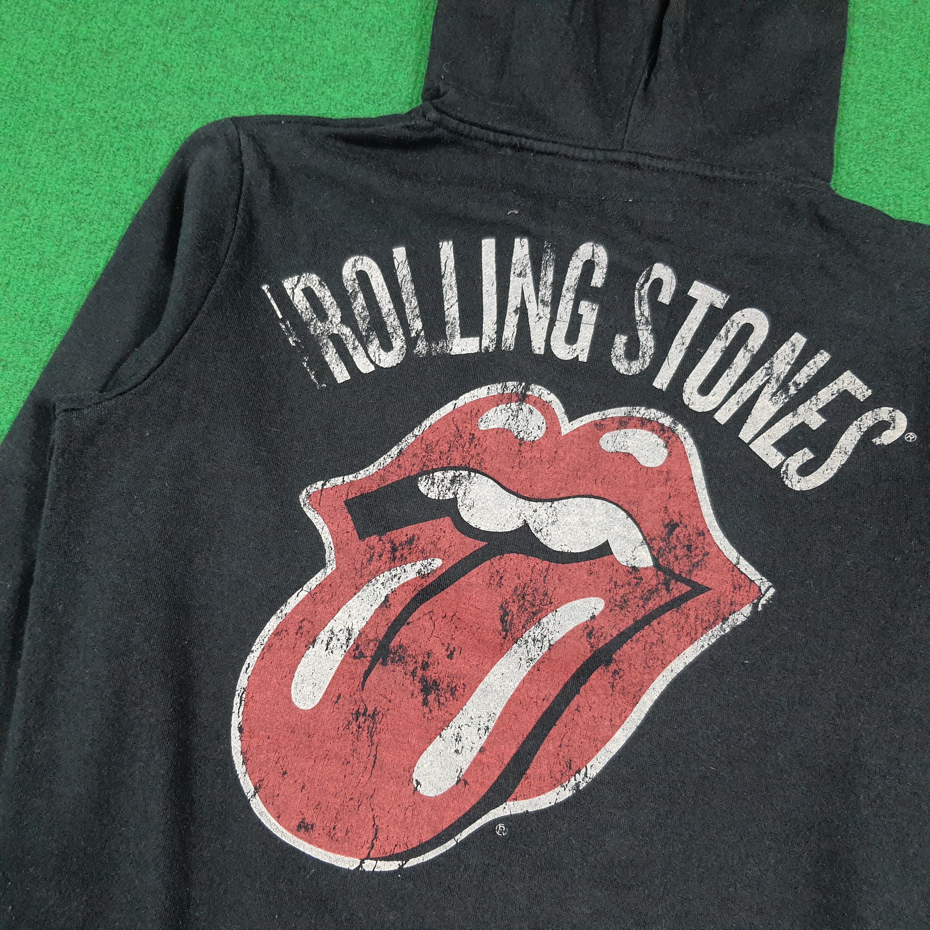 The Rolling Stones Vintage The Rolling Stones Band Double Zipper Hoodie C281N9 Size US S / EU 44-46 / 1 - 2 Thumbnail