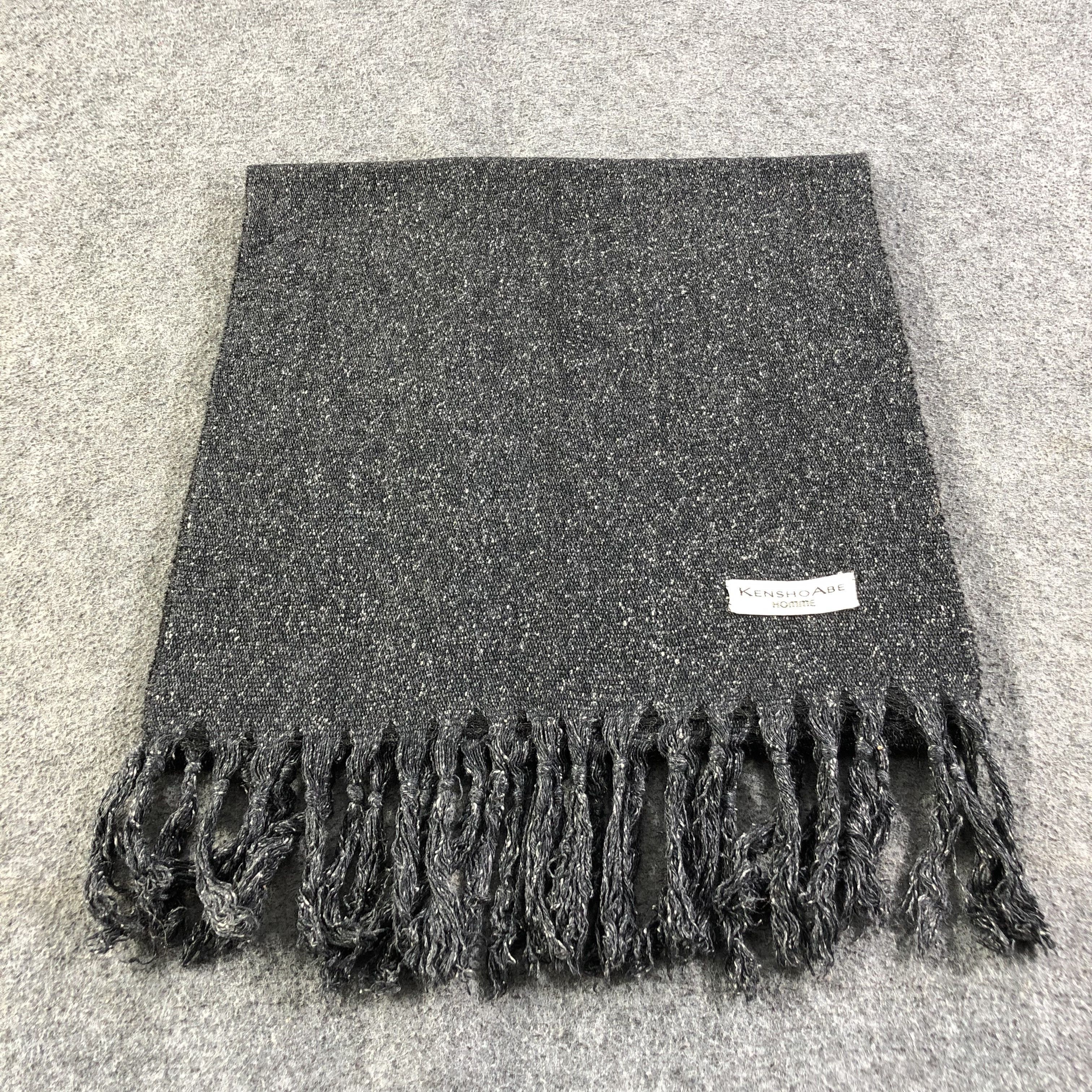 Kensho Abe Kensho Abe Homme Wool Scarf Muffler V1073 Size ONE SIZE - 2 Thumbnail