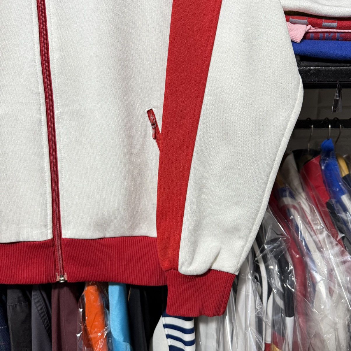 Vintage Vintage 80s 90s adidas germany two tone track top Size US M / EU 48-50 / 2 - 3 Thumbnail