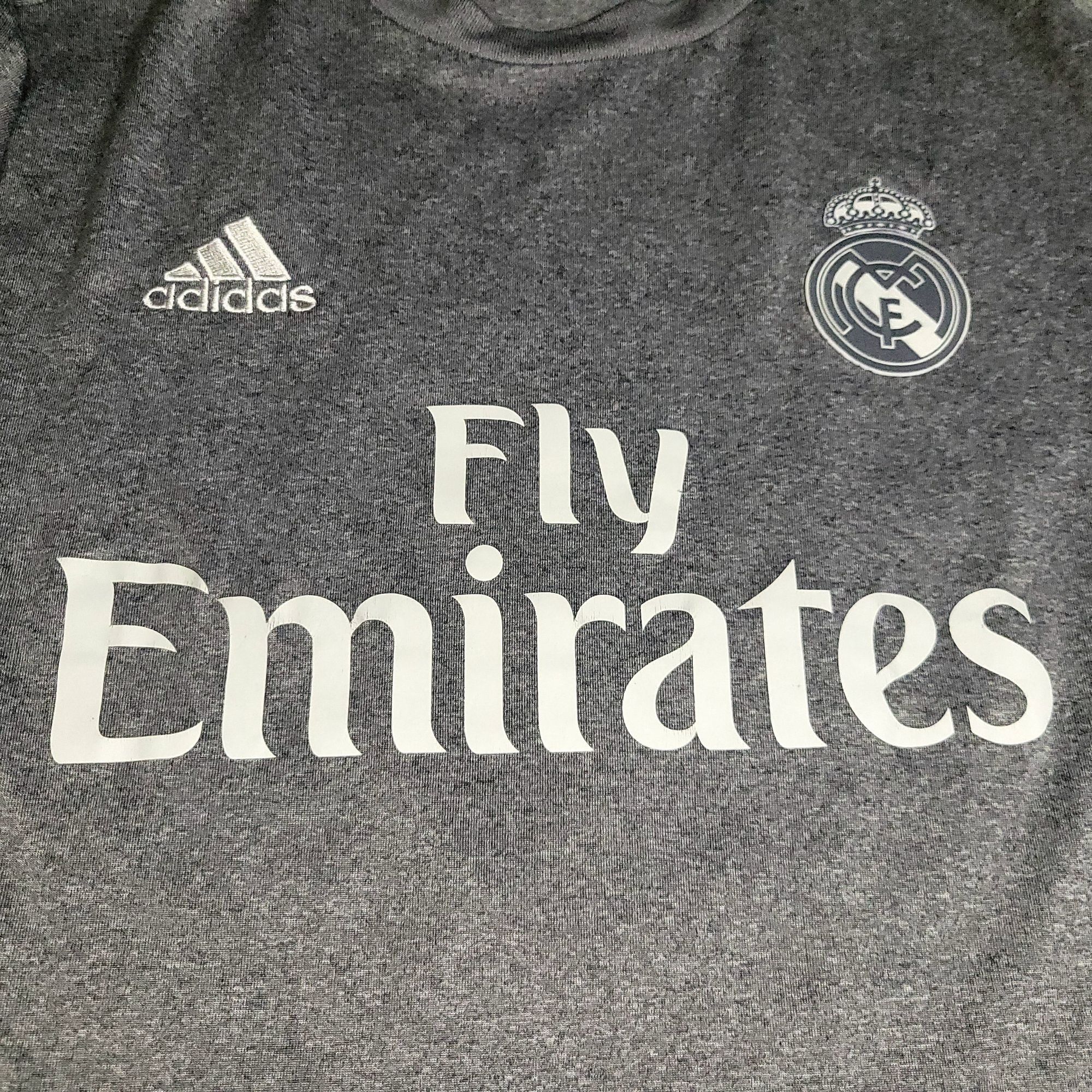 Adidas Ronaldo Real Madrid 2015 2016 Away Long Sleeve Soccer Jersey Size US M / EU 48-50 / 2 - 3 Thumbnail