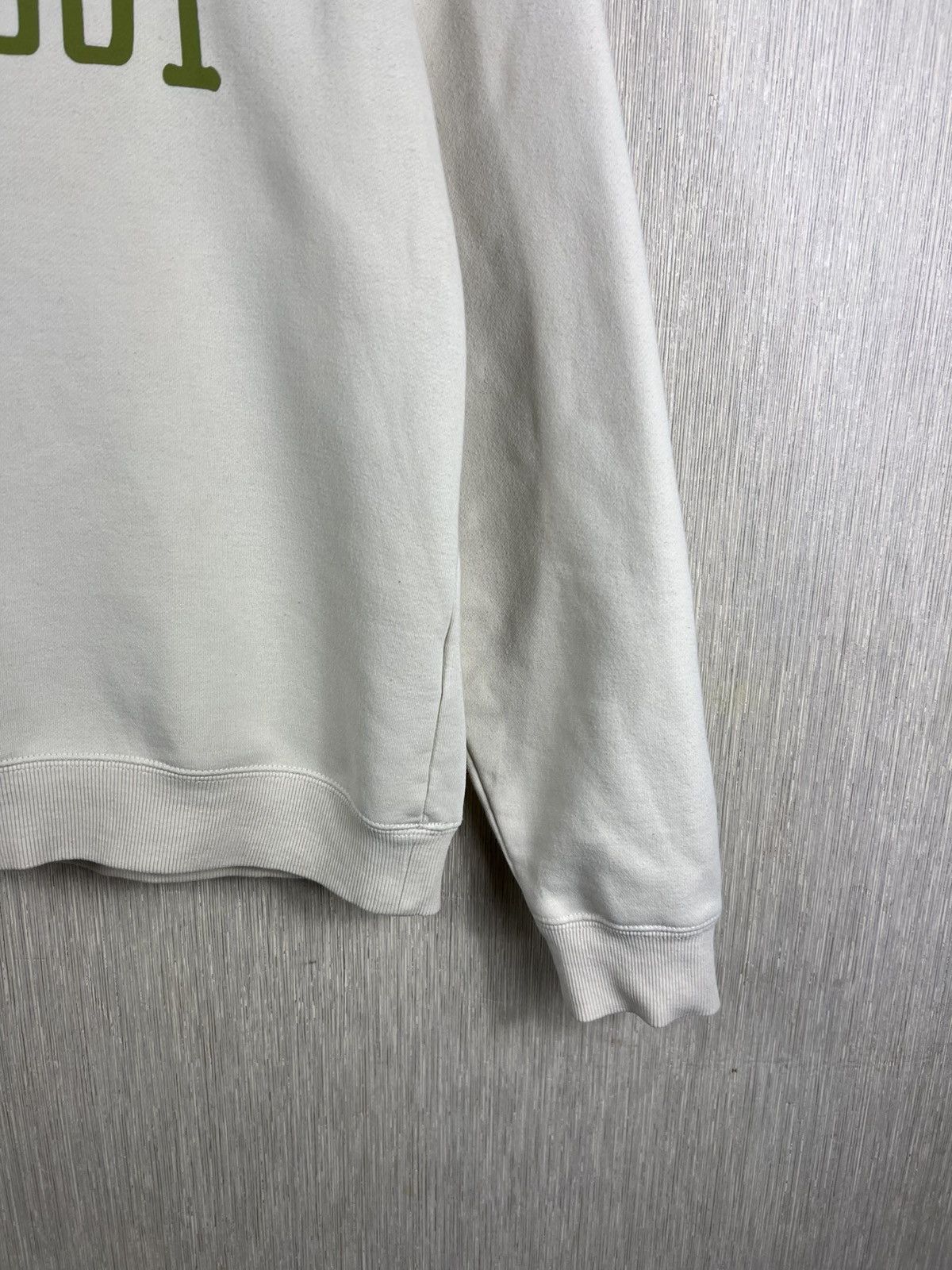 Stussy Vintage Stussy y2k cream green big logo crewneck sweatshirt Size US S / EU 44-46 / 1 - 6 Thumbnail