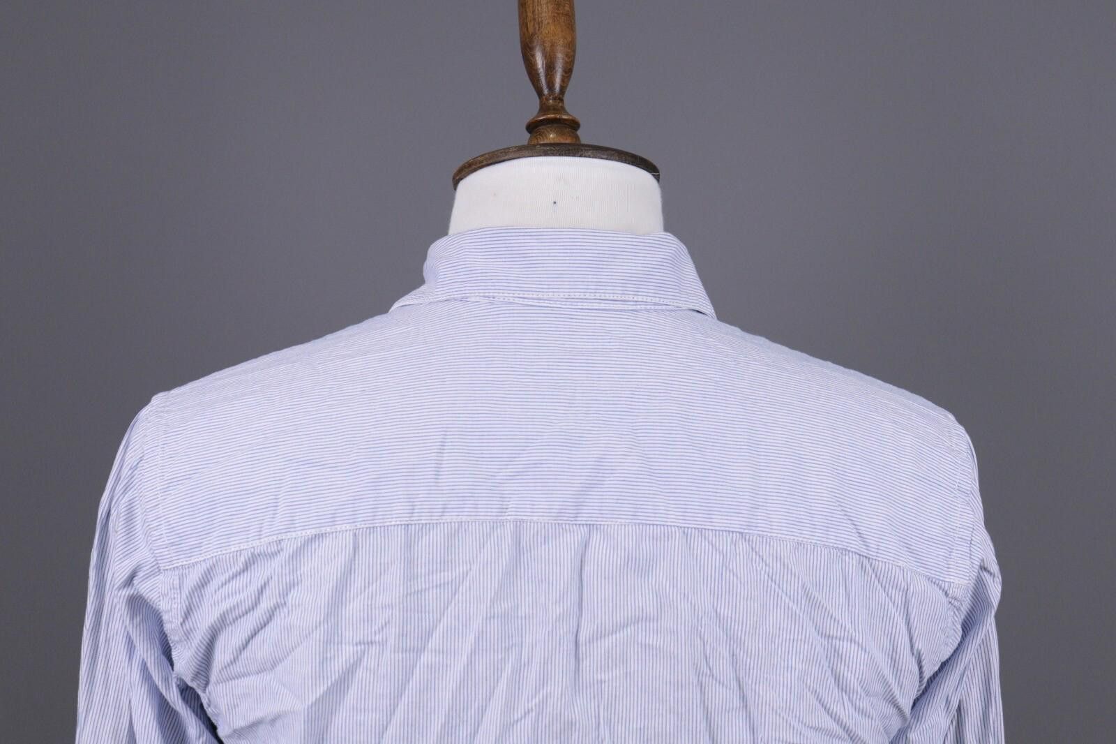 Eton Eton Slim Blue Luxury Button Down Shirt Size 44 / 17 1/2 Size US M / EU 48-50 / 2 - 10 Thumbnail